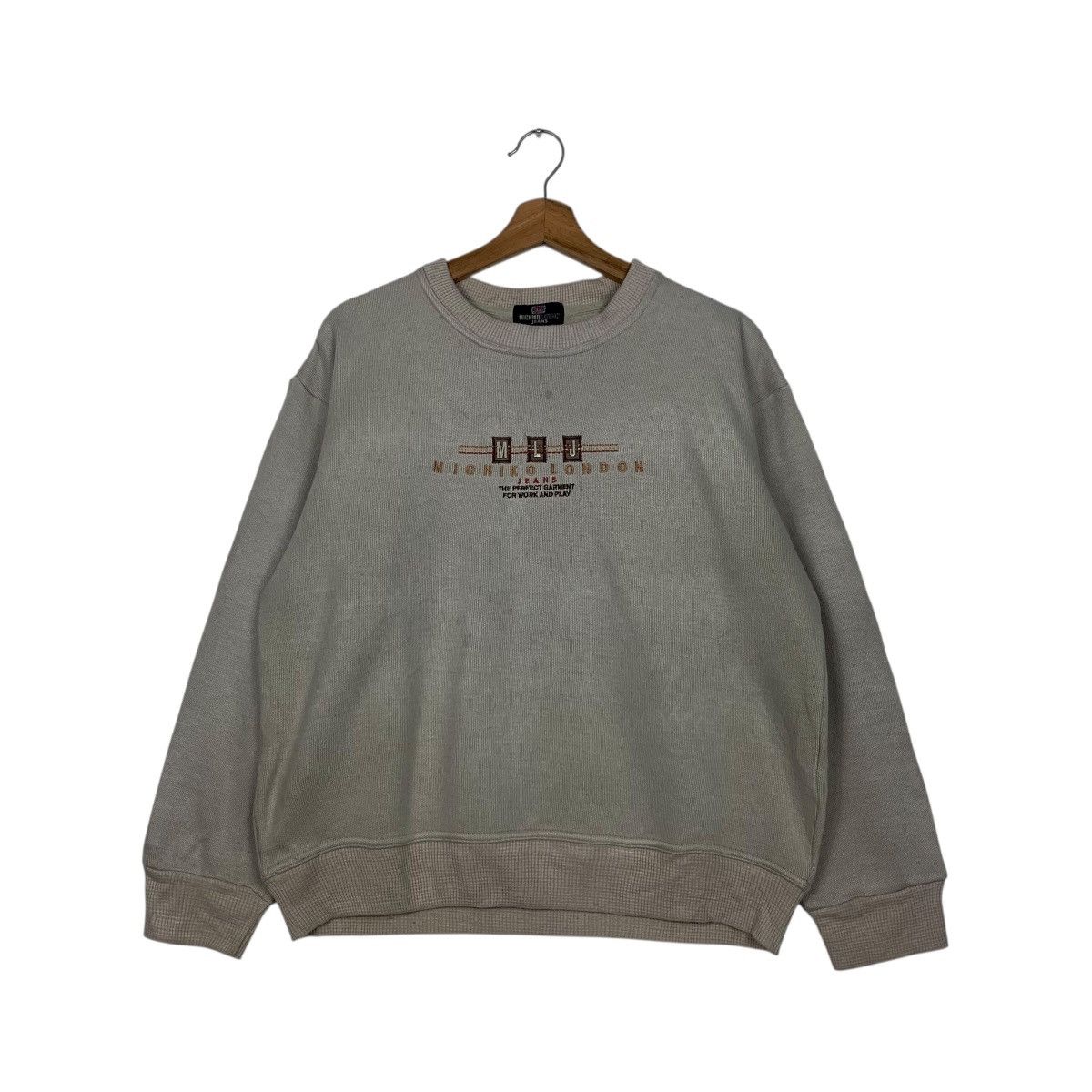 Michiko Koshino London MICHIKO LONDON JEANS Crewneck Sweatshirt #2948-C133 Size US M / EU 48-50 / 2 - 1 Thumbnail