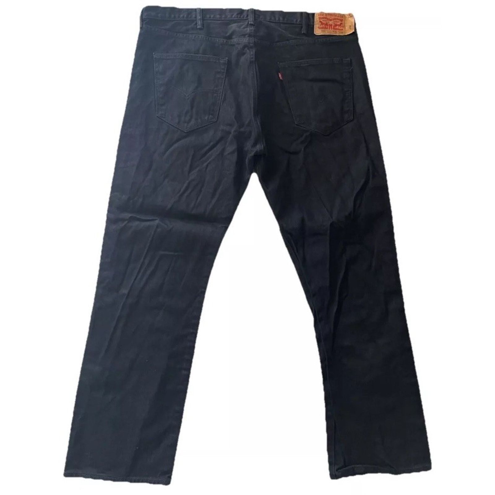 Levi's 2012 New Men's 44x32 Levi's 501 Button Fly Black Jeans Read Size US 44 / EU 60 - 2 Thumbnail
