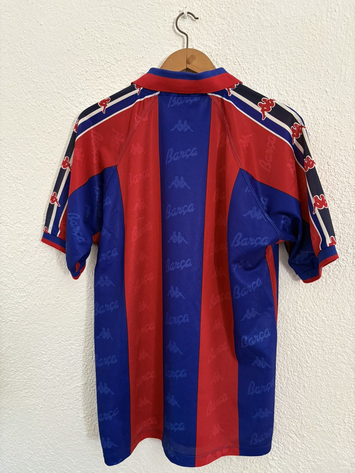 Kappa FC Barcelona Kappa 95-97 Vintage Home Shirt Rare Size US S / EU 44-46 / 1 - 2 Thumbnail