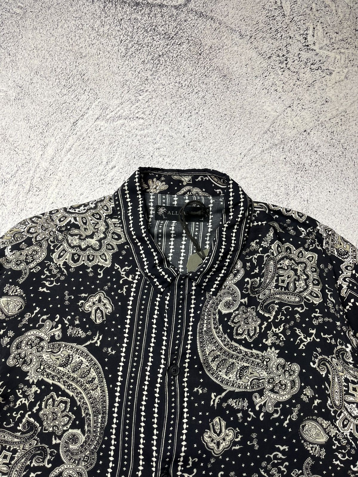 Allsaints Designer Allsaints Bandana Hawaii crazy oversize shirt Size US L / EU 52-54 / 3 - 10 Thumbnail