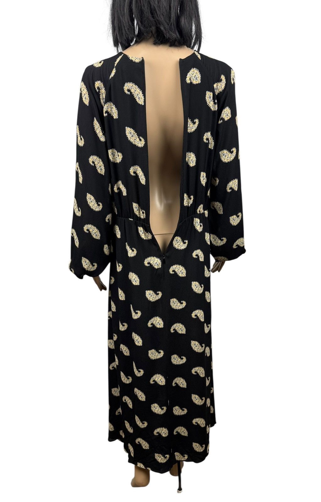 Massimo Dutti Massimo Dutti Maxi Dress Paisley Print Viscose size US6 38 Size M / US 6-8 / IT 42-44 - 6 Thumbnail