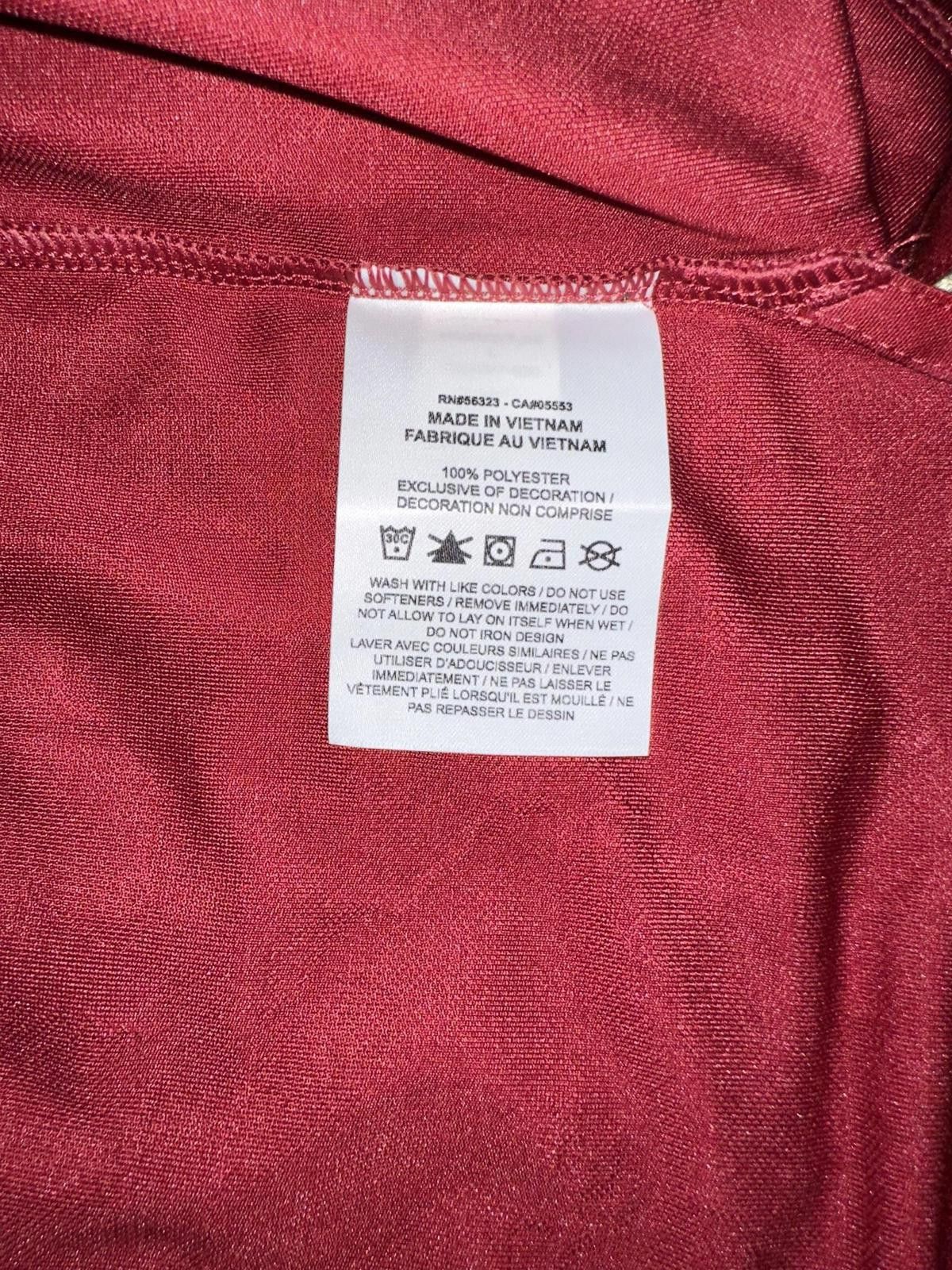 Mens Nike Vapor Dri-Fit Red Animal Print Golf Polo Shirt Sample