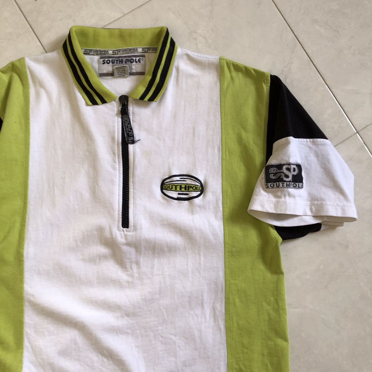 Southpole SOUTHPOLE Rare Design Half Zipper Collar Shirt Size US S / EU 44-46 / 1 - 4 Thumbnail