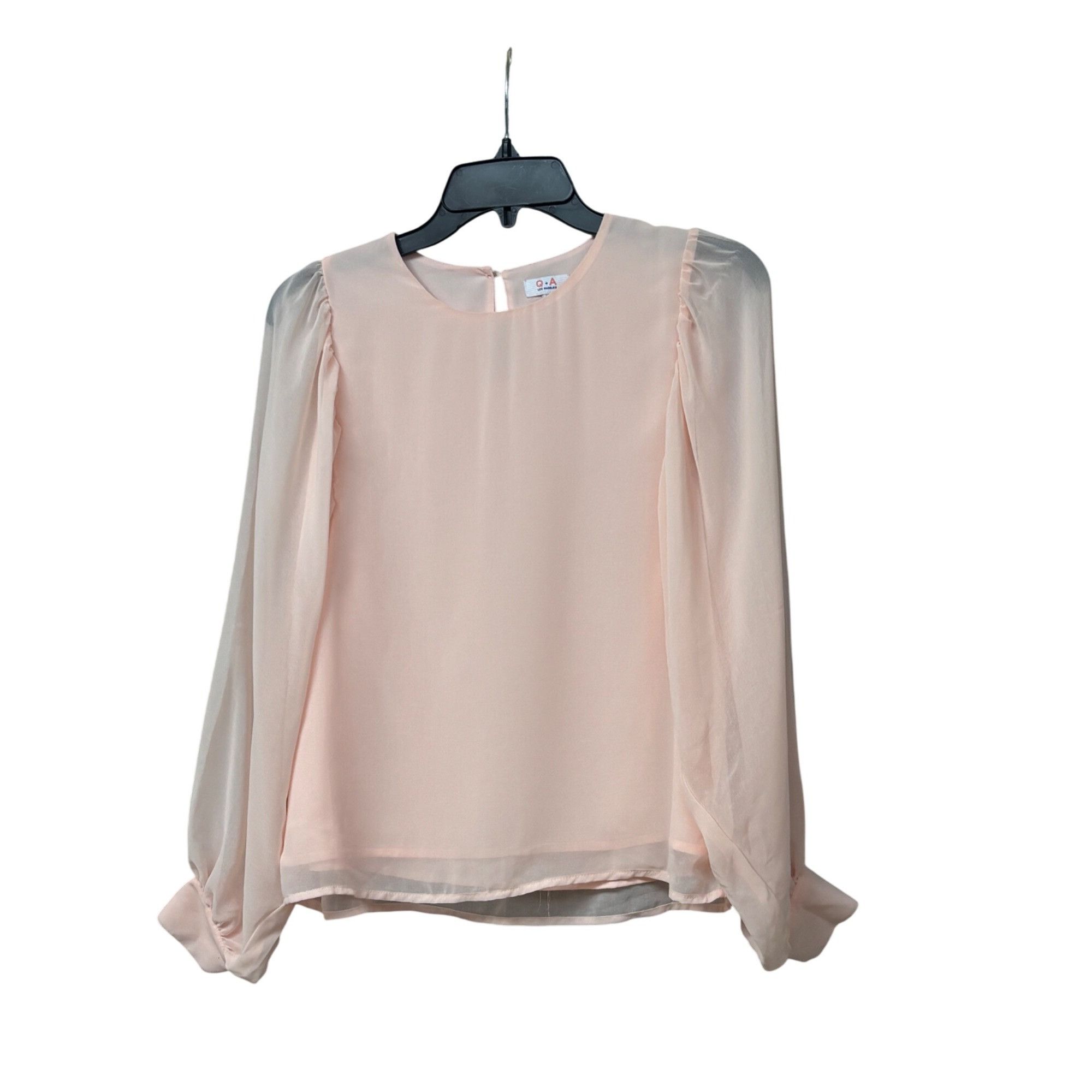 Other Q & A Volume Sleeve Blouse, Pale Pink, XS Size XS / US 0-2 / IT 36-38 - 13 Thumbnail