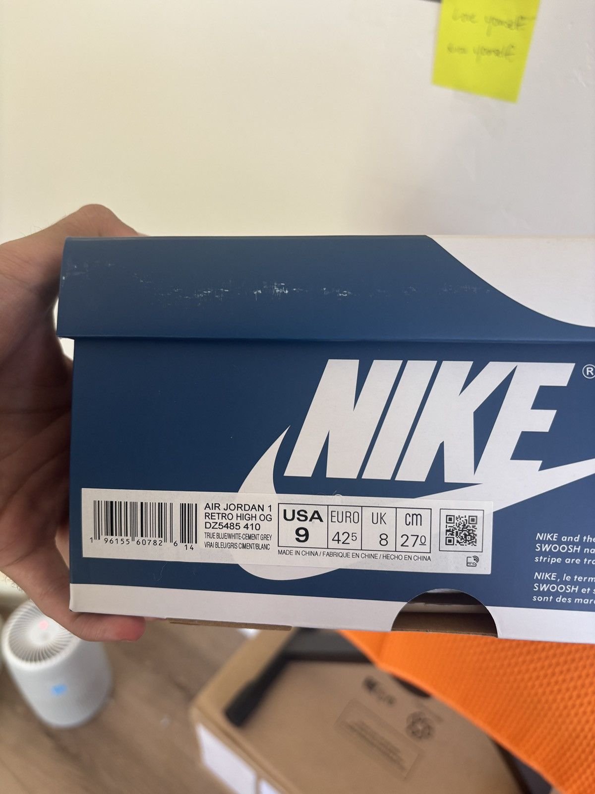 Jordan Brand Jordan 1 High OG True Blue Size US 9 / EU 42 - 10 Thumbnail