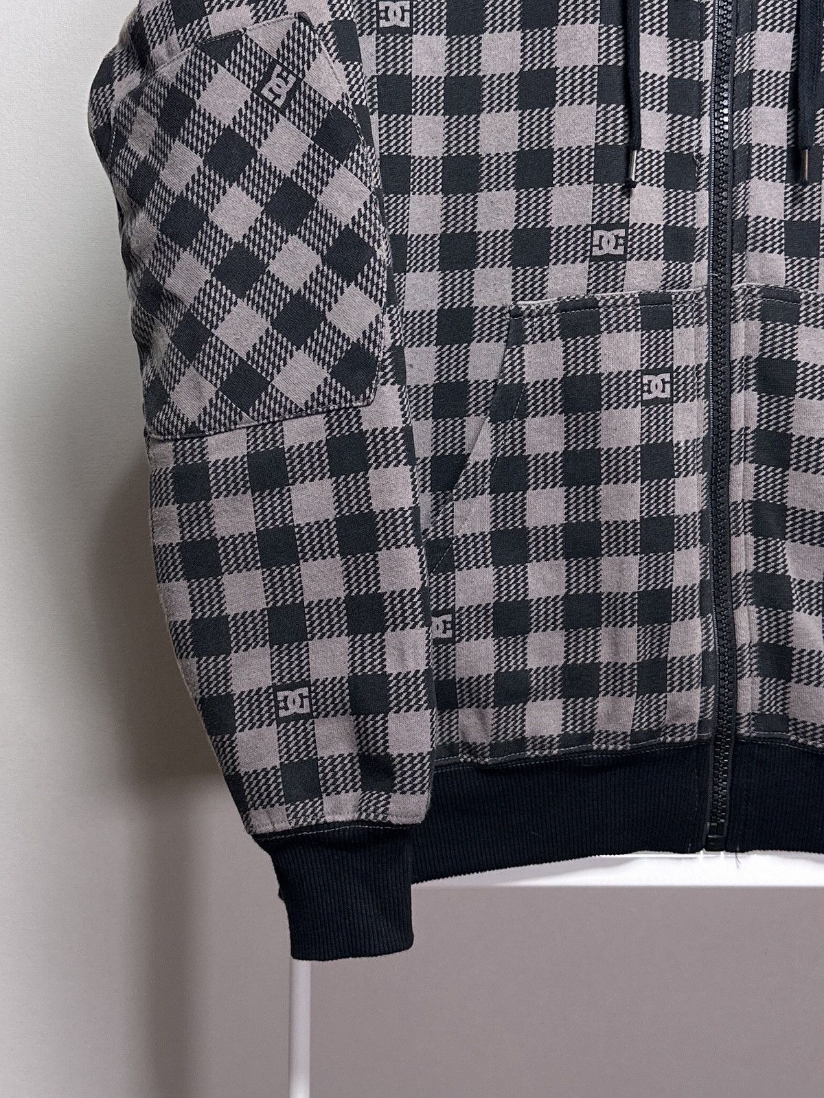 DC DC Premium Label Plaid Heavy Zip Up Hoodie Sherpa Size US S / EU 44-46 / 1 - 4 Thumbnail