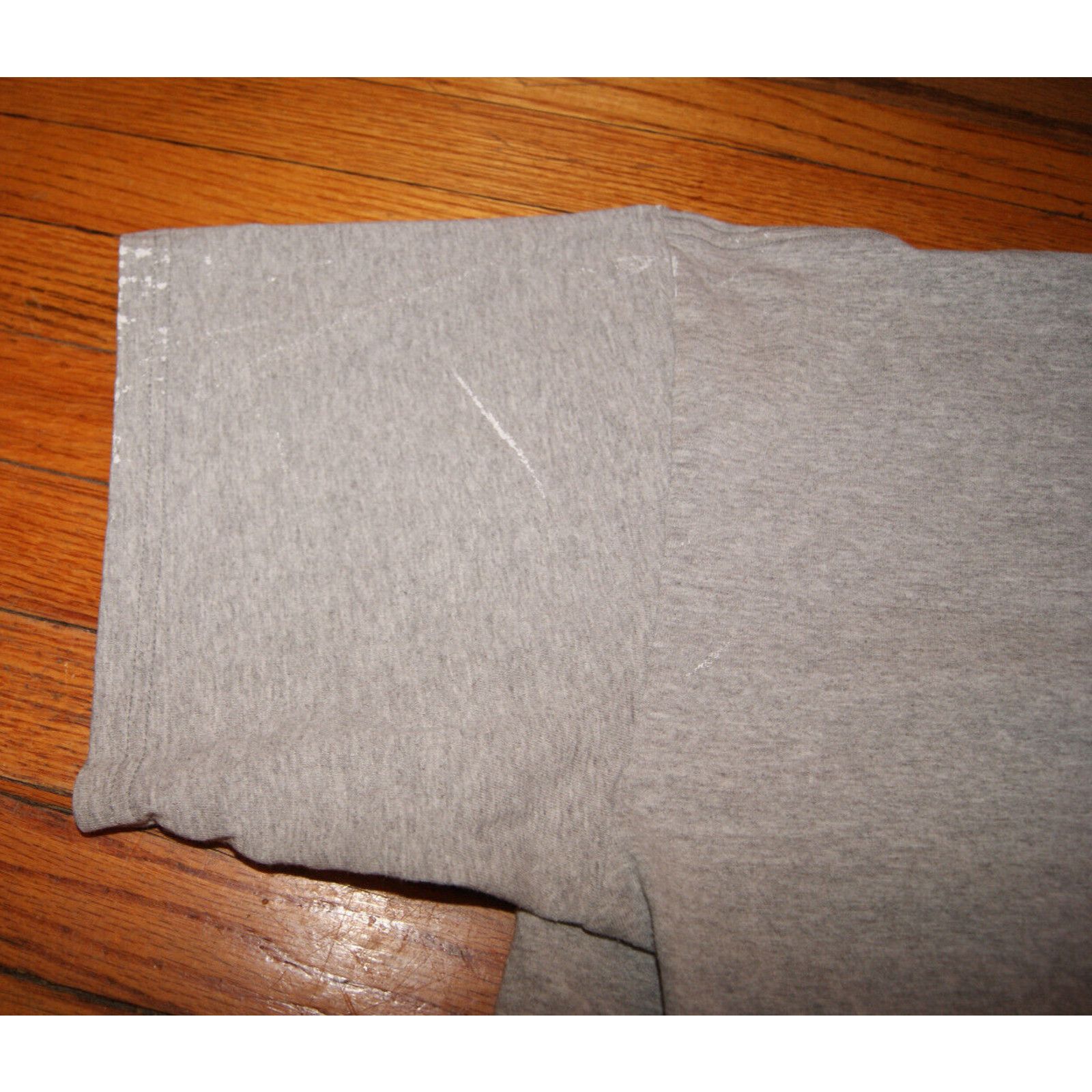 Nike VTG 90s Nike Mini Swoosh T-Shirt Gray Mens Large White Tag Size US L / EU 52-54 / 3 - 8 Thumbnail