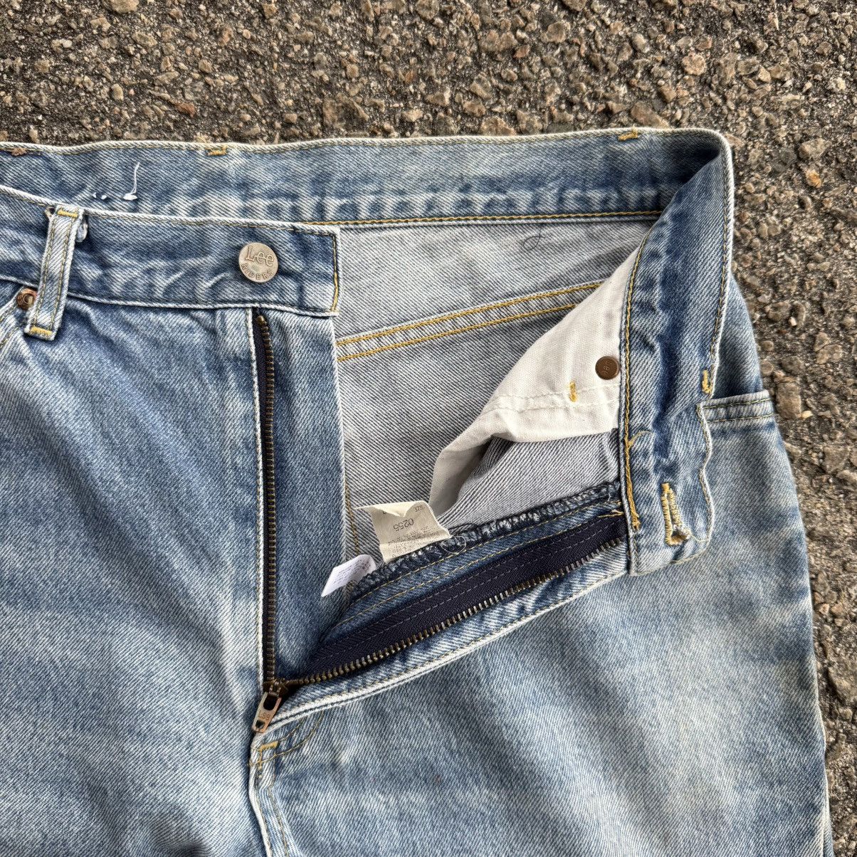 Lee VINTAGE LEE RIDER PAINT FADED JEAN DENIM PANTS Size US 32 / EU 48 - 6 Thumbnail