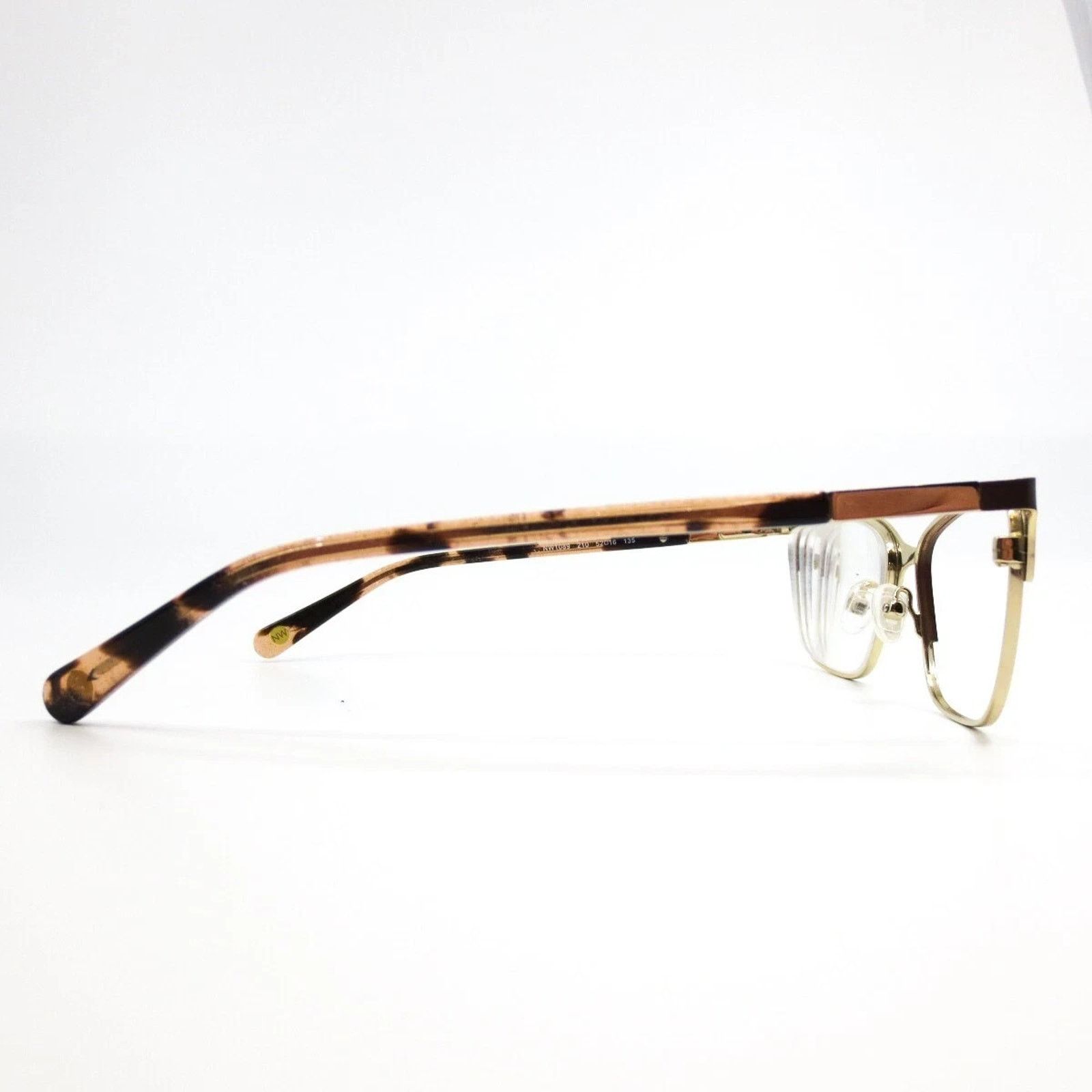 Nine West NINE WEST NW1089 210 BROWN CAT EYE EYEGLASSES FRAMES 52-16 Size ONE SIZE - 3 Thumbnail