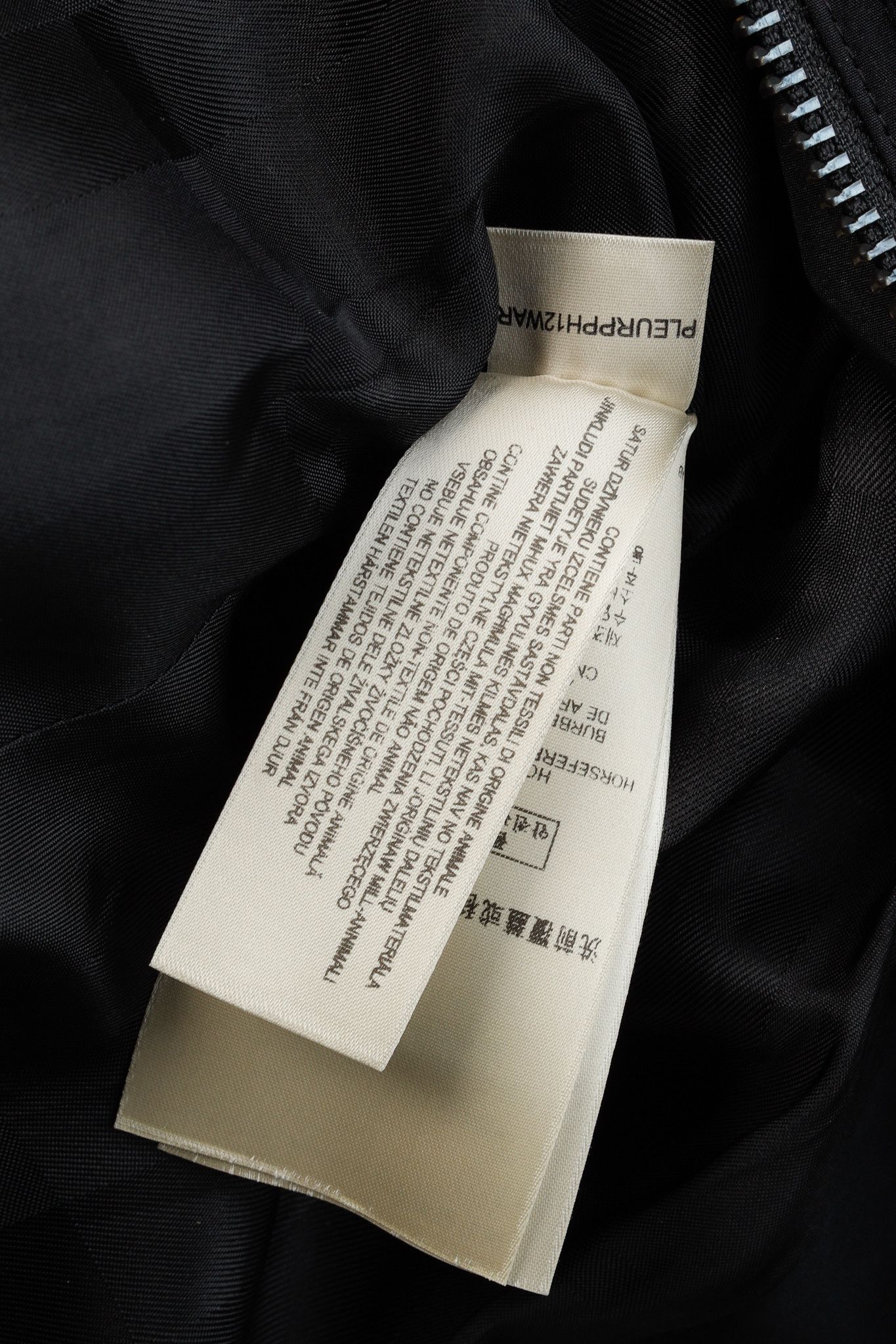Burberry Burberry Roemead Black Allover Ruched Zip Coat Size M / US 6-8 / IT 42-44 - 12 Thumbnail