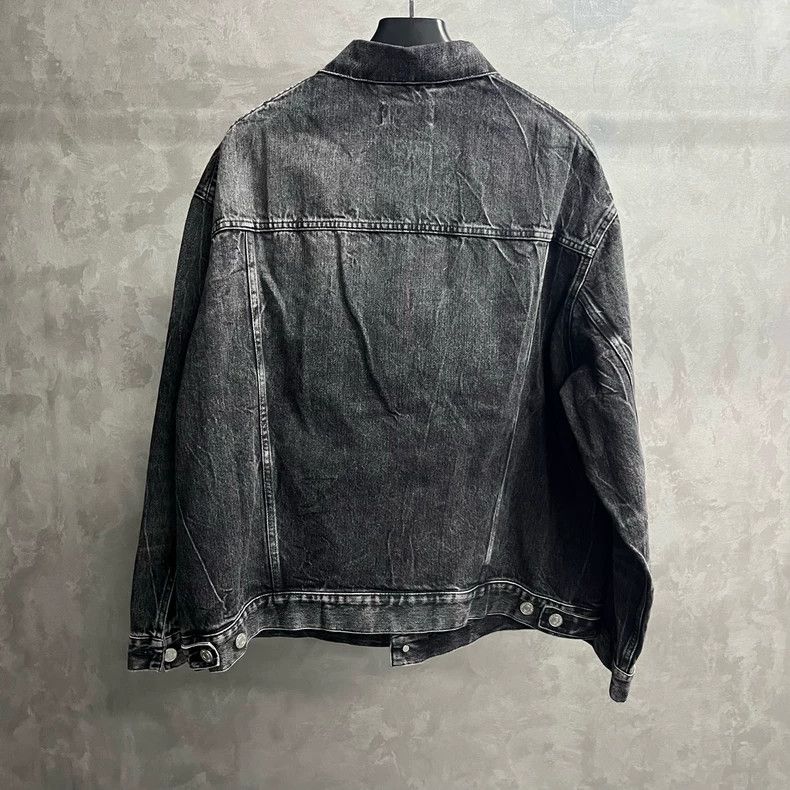 Balenciaga Balenciaga Black Grey 520 Capsule Solid Washed Old Digital Size US S / EU 44-46 / 1 - 5 Thumbnail