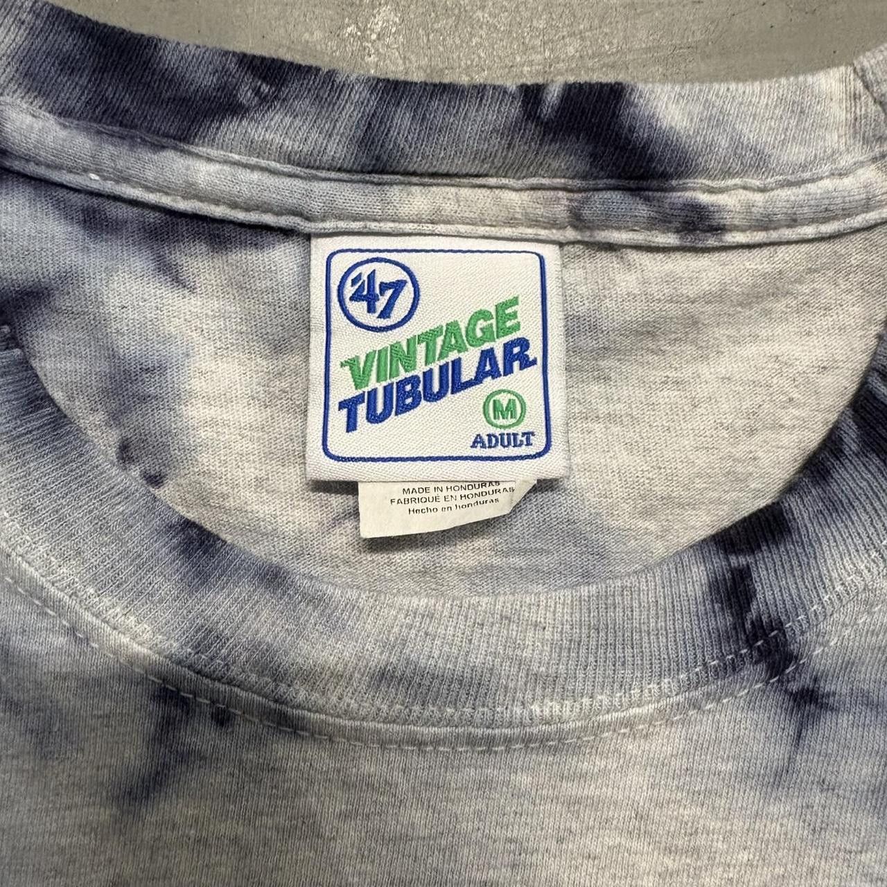 Japanese Brand × Vintage Crazy Vintage Y2K/2000s Clemson Tigers Tie Dye Cropped Graphic Tee Shirt! Size US M / EU 48-50 / 2 - 4 Thumbnail