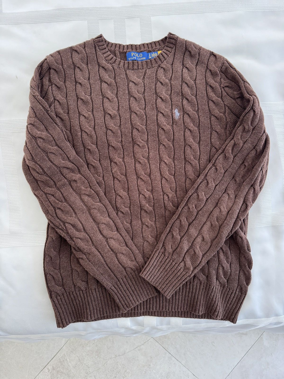 Ralph Lauren Ralph Lauren Cable-knit Cotton Crewneck Sweater Size US S / EU 44-46 / 1 - 6 Thumbnail