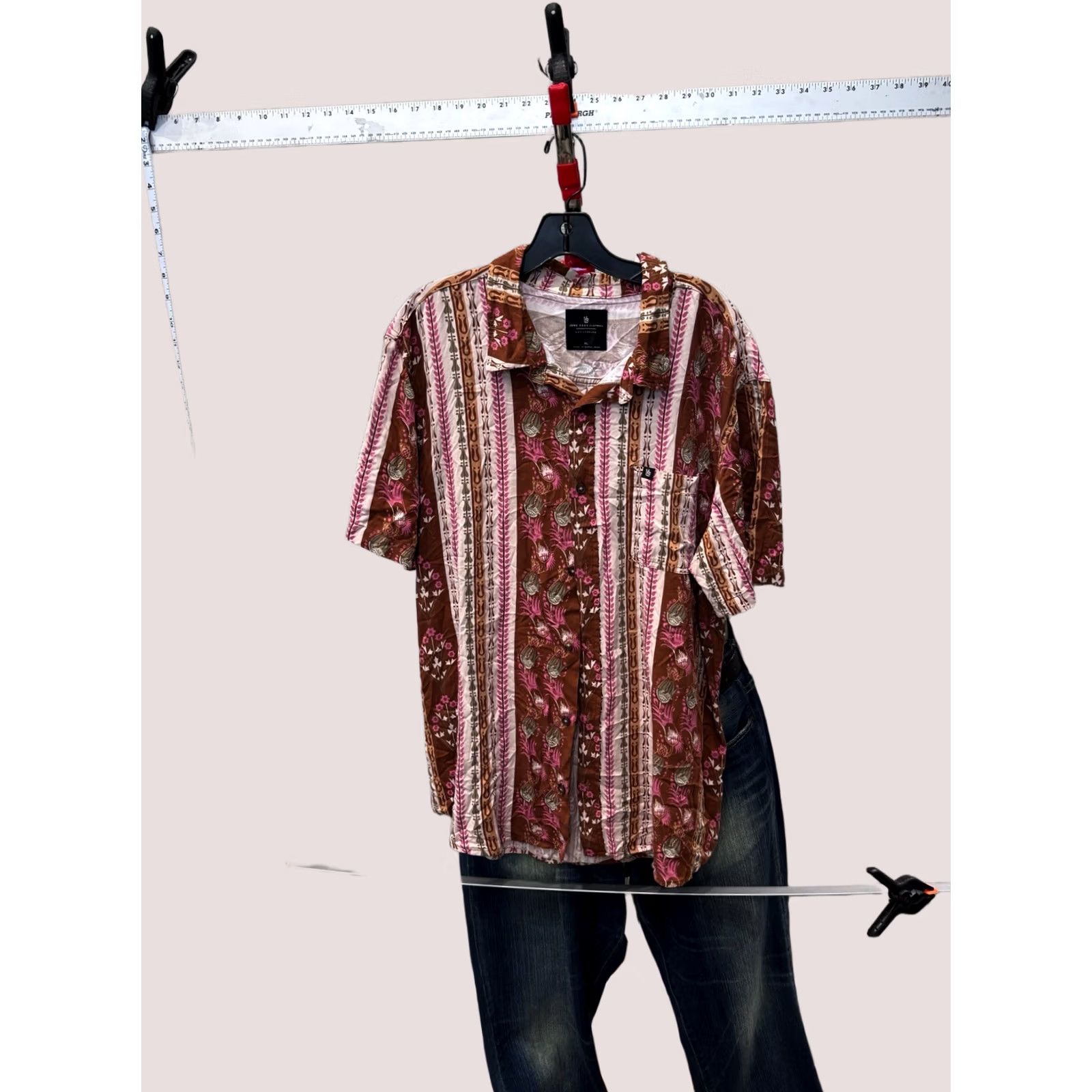 Junk Food Junkfood Clothing Retro Floral SHORT SLEEVE BUTTON UP SHIRT XL Size US XL / EU 56 / 4 - 1 Thumbnail