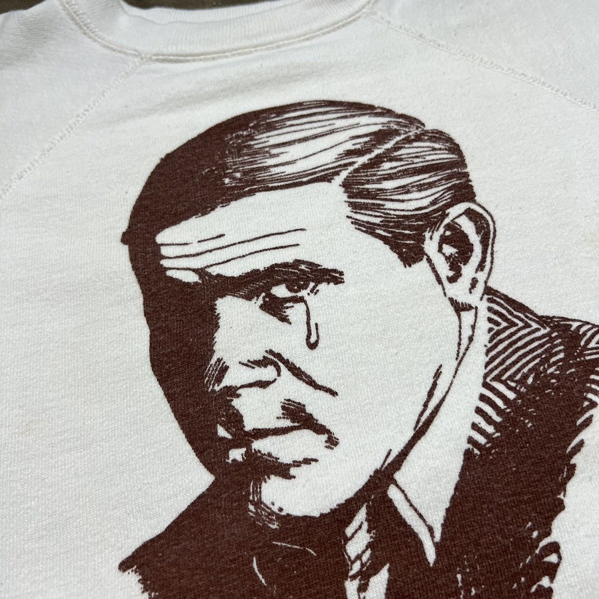 Vintage 60s Schlitz Beer Crewneck Sweatshirt Short Sleeve