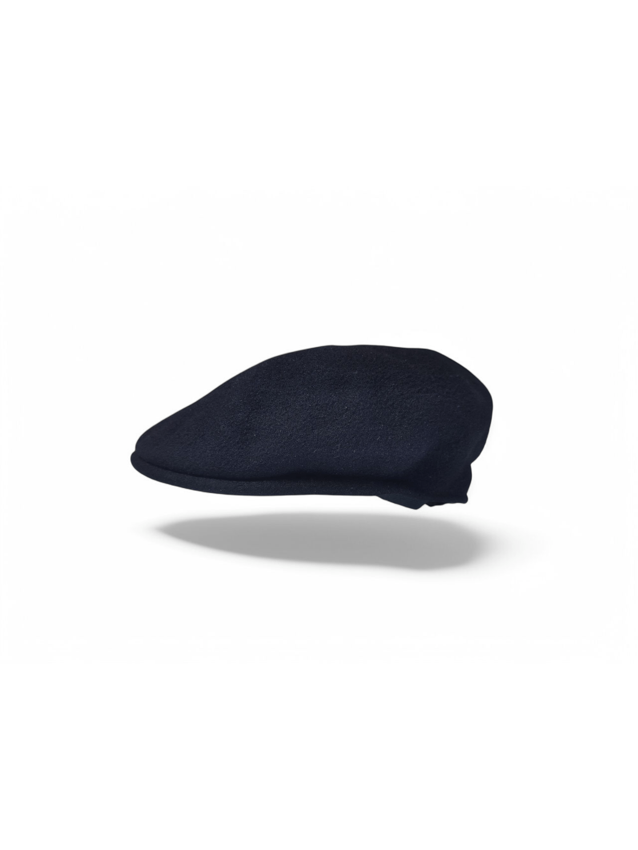 Vintage Kangol Black Wool 504 Flat Cap Kangaroo Logo Vintage Size ONE SIZE - 4 Thumbnail