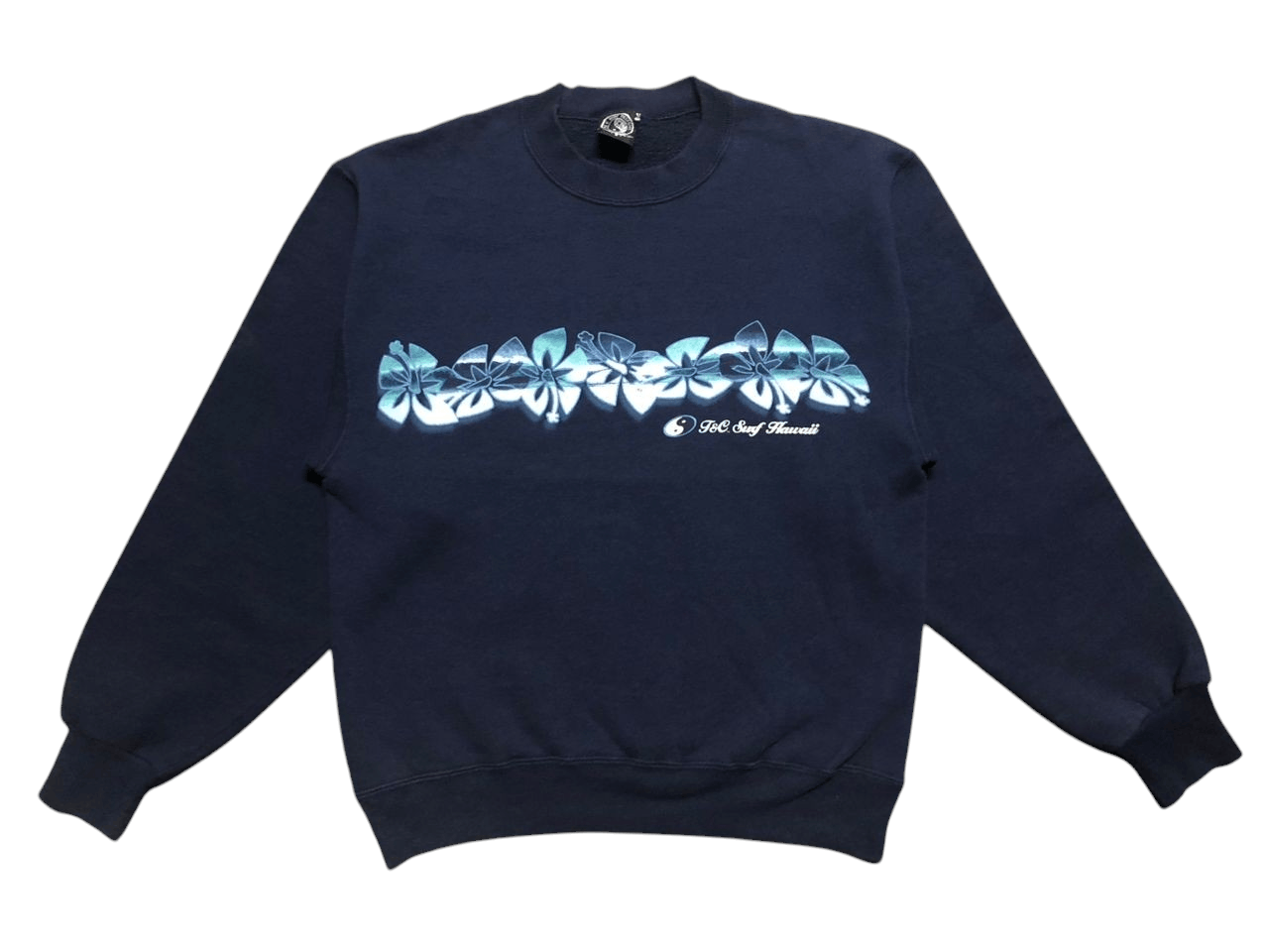Vintage Vintage 90s T&C Surf Hawaii Flowers Crewneck Sweatshirt Usa Size US S / EU 44-46 / 1 - 1 Thumbnail