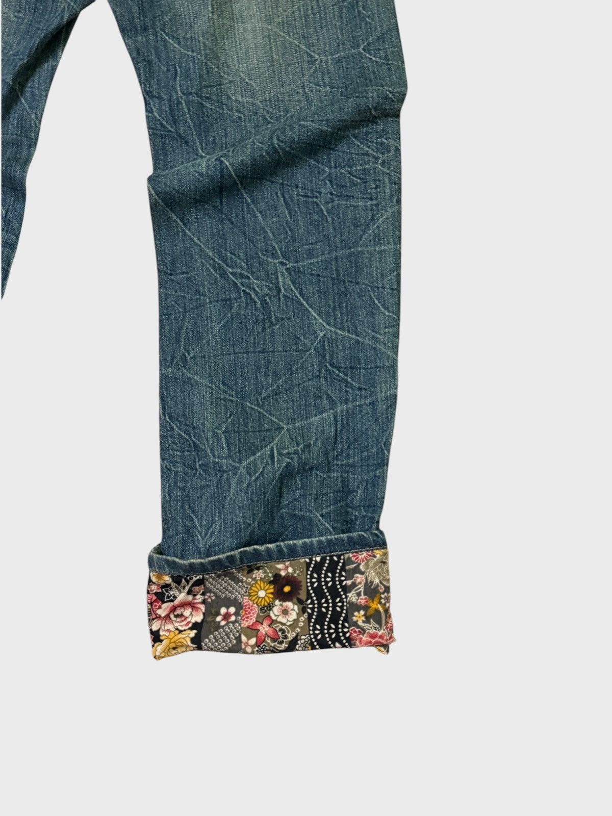Japanese Brand VINTAGE RARE JAPANESE FLORAL DESIGN PROLETA RE ART STYLE Size US 28 / EU 44 - 14 Thumbnail