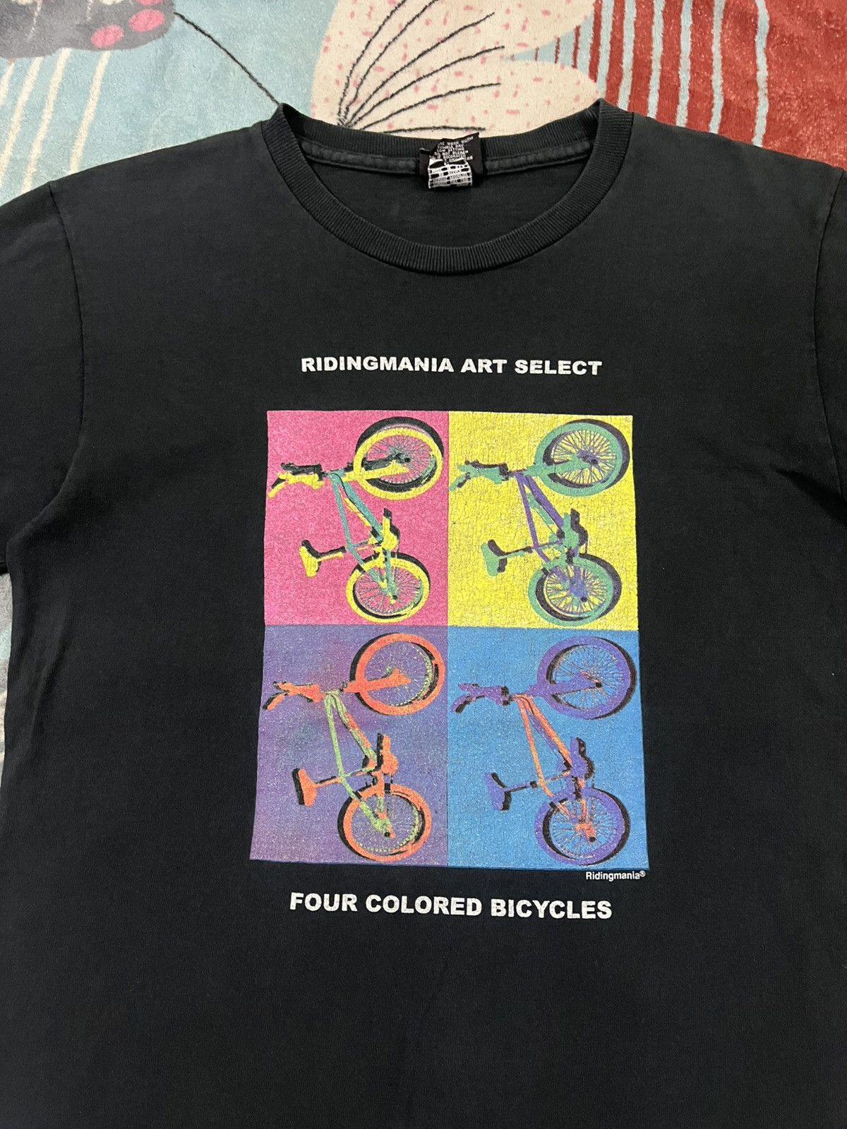 Andy Warhol × Vintage Vintage Riding Mania Art Tshirt Size US XS / EU 42 / 0 - 2 Thumbnail