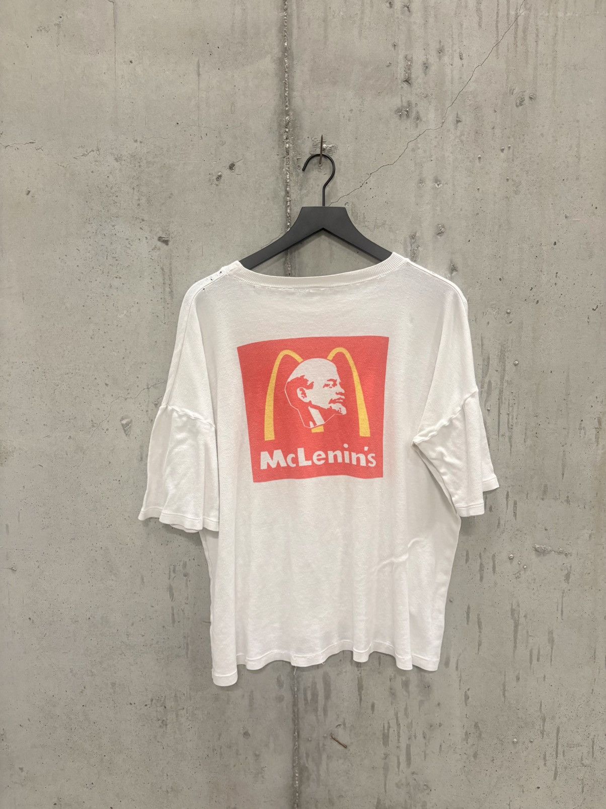 Vintage Vintage Mclenins Parody Shirt Faded Thrashed Grunge Band Size US XL / EU 56 / 4 - 3 Thumbnail