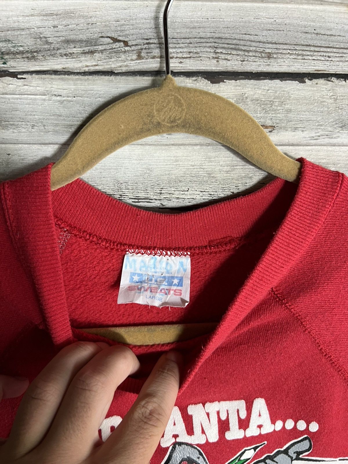 Vintage Vintage Christmas Sweatshirt Size US L / EU 52-54 / 3 - 3 Thumbnail