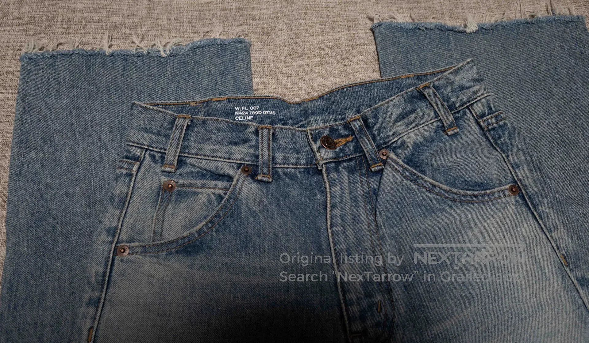 Celine Celine Dylan Washed Blue Jeans. Size US 26 / EU 42 - 3 Thumbnail