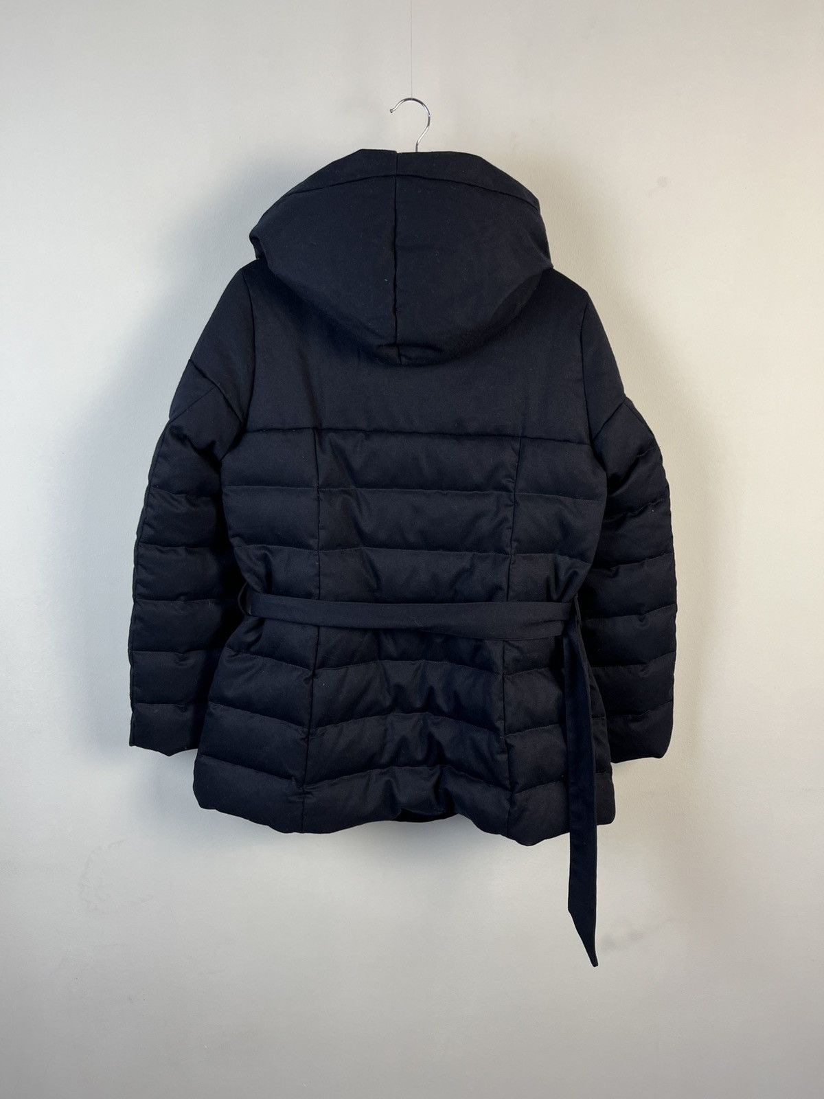 Armani Armani Collezioni Luxury Hooded Belted Jacket Size M / US 6-8 / IT 42-44 - 5 Thumbnail
