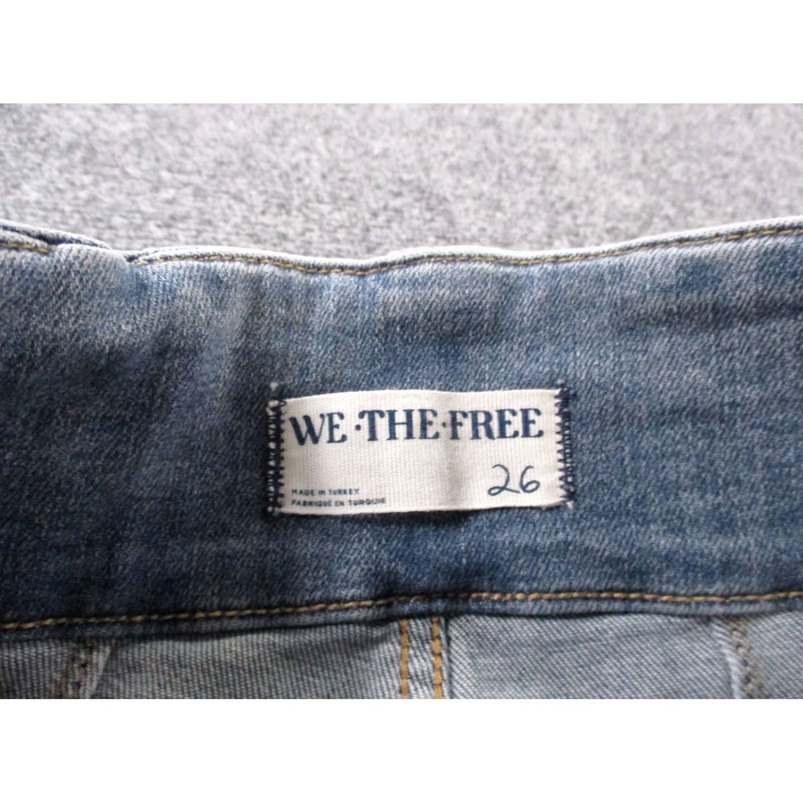 Free People Free People Jeans Womens 26 Denim Flared Hippie 90s Style Casual Cotton Polyester Spandex White 26 Inseam 35 Inseam Mens Womens Girls? Size 26" / US 2 / IT 38 - 7 Thumbnail