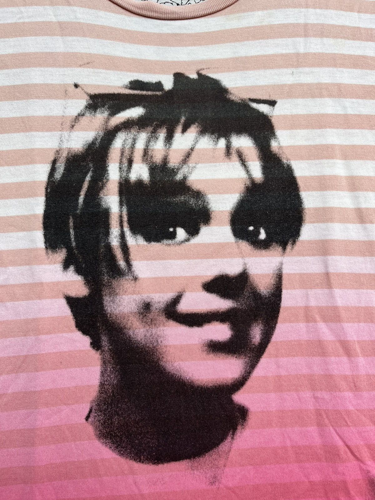 Andy Warhol × Hysteric Glamour × Japanese Brand 💥Hysteric Glamour x Andy Warhol Big Logo 2 tone tee 🇯🇵 Size US S / EU 44-46 / 1 - 4 Thumbnail