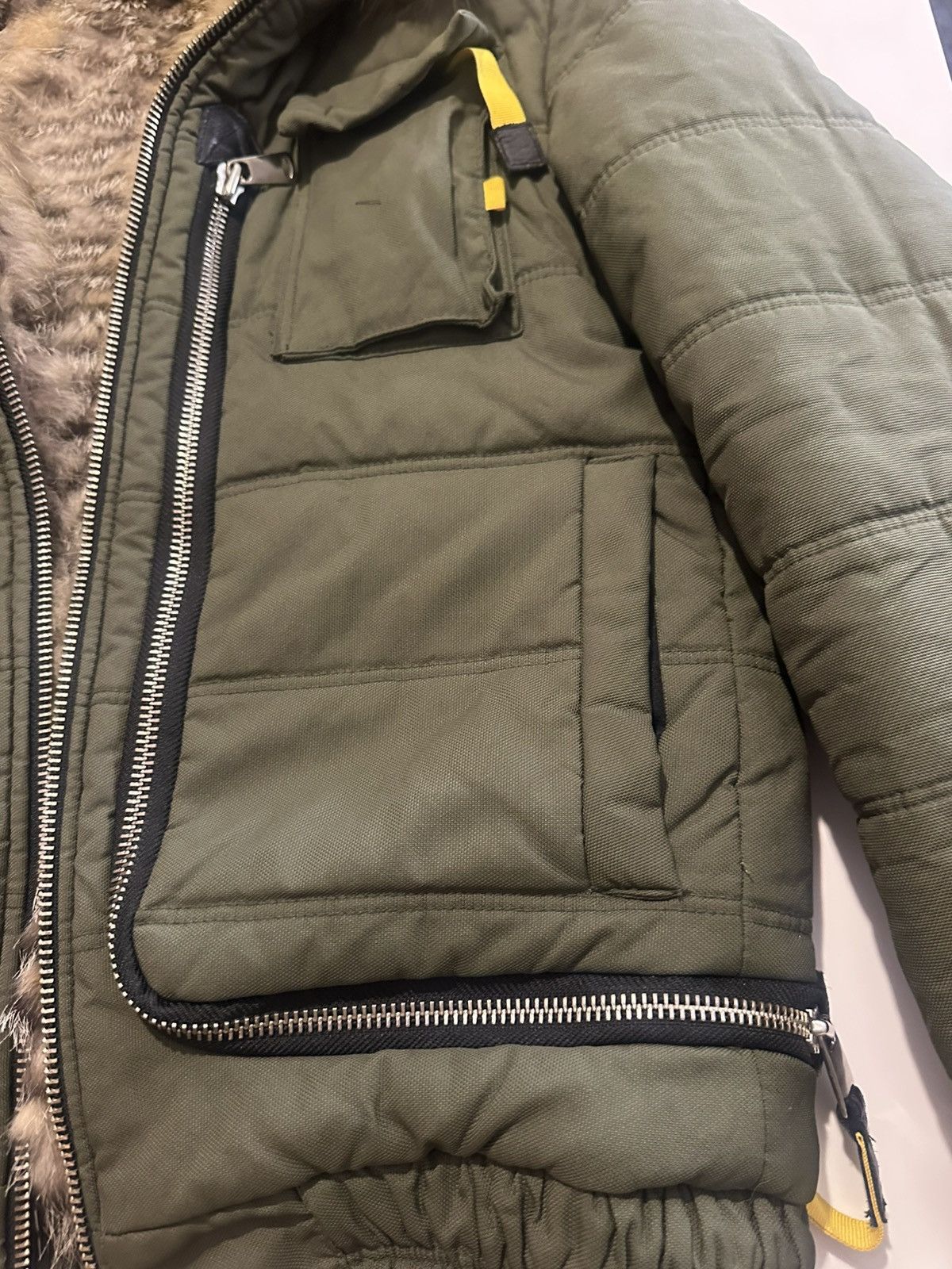 Other Green - khaki Fox Bomber Jacket with Fox Hood Size US M / EU 48-50 / 2 - 10 Thumbnail