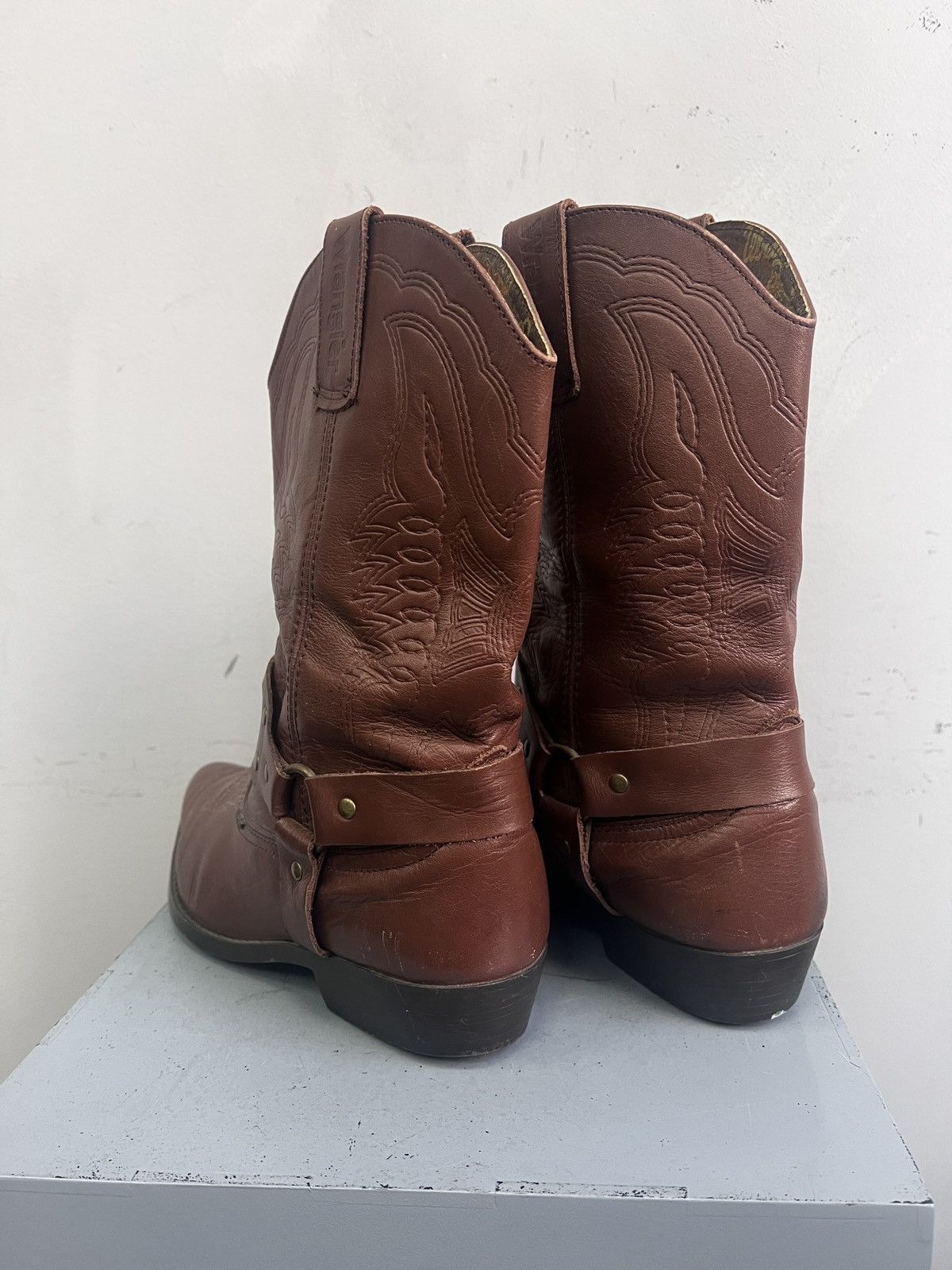 Guidi Cowboy boots brown leather western style Size US 8 / EU 41 - 7 Thumbnail