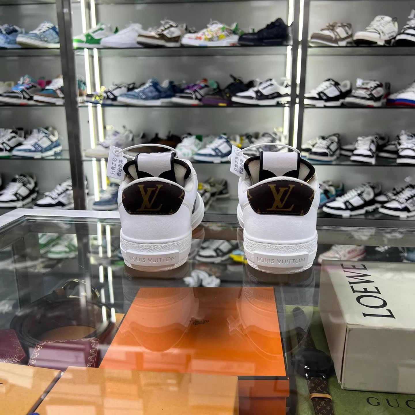 Louis Vuitton LV Charlie B&W Colorblock Sneaker 36 EU YH21479 Size US 5.5 / IT 35.5 - 5 Thumbnail