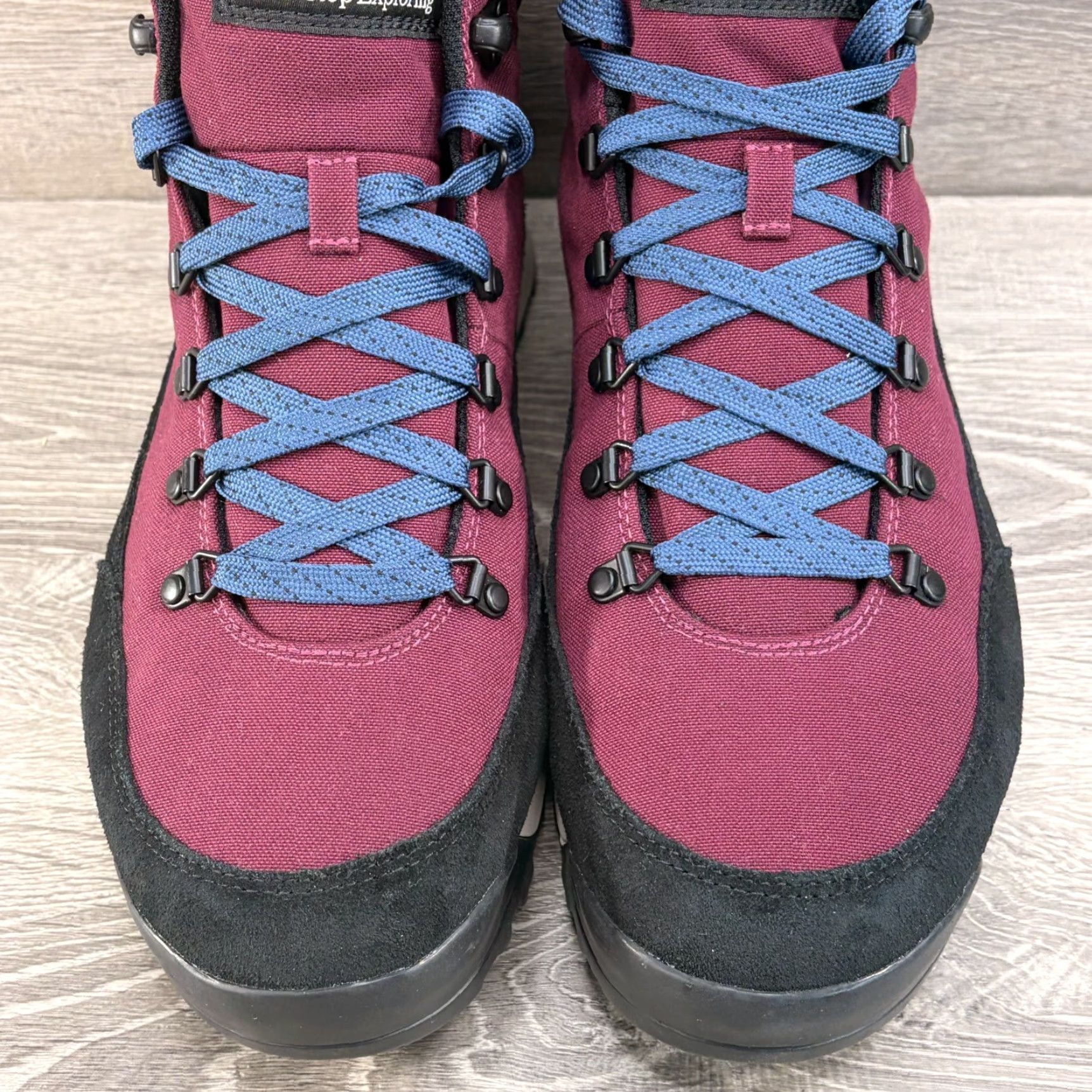 The North Face NEW The North Face Back to Berkeley II Textile Waterproof Purple Black Mens Boots - Hiking, Casual, 11 Size US 10 / EU 43 - 3 Thumbnail