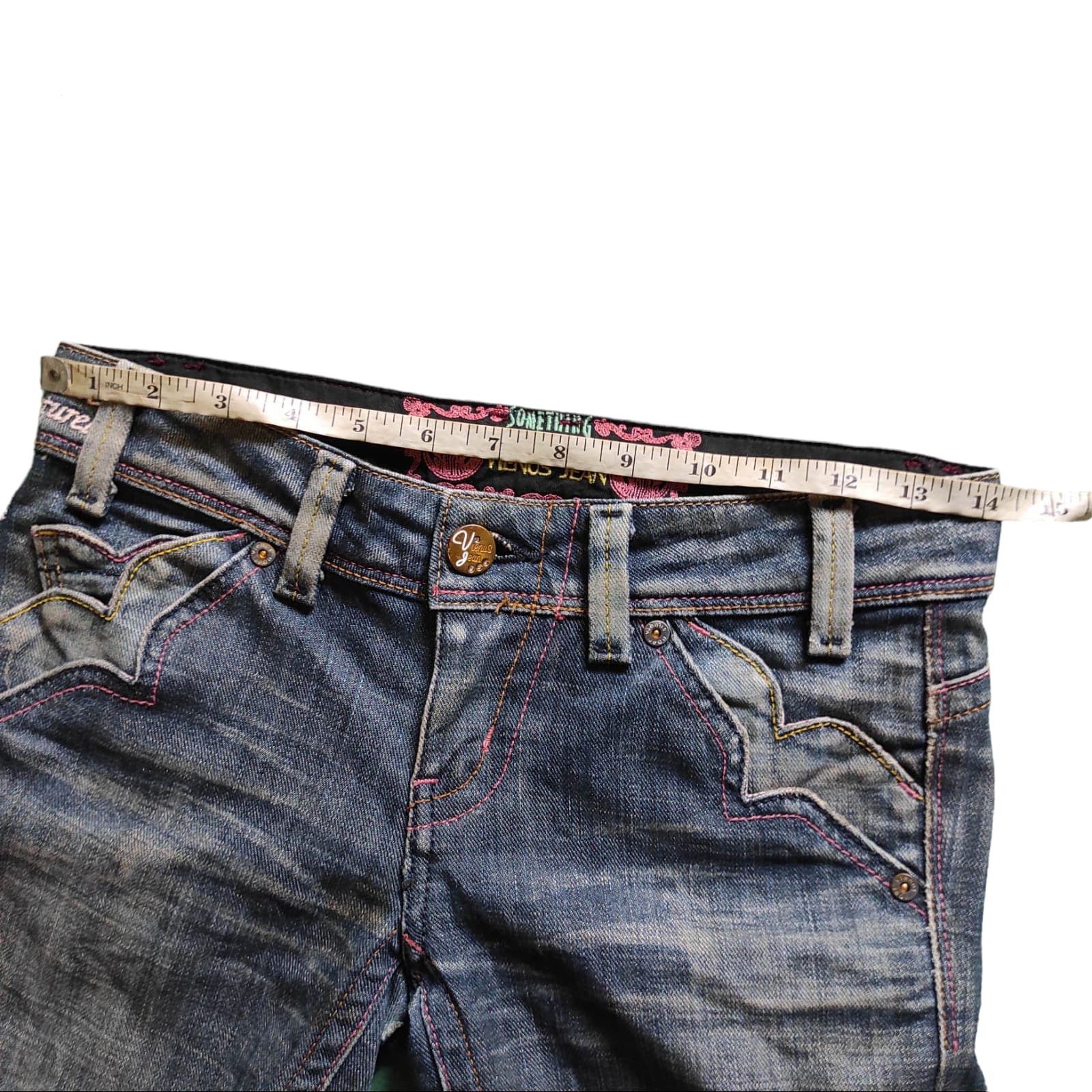 Edwin Flare Jeans Something EDWIN Vienus Jean Low Rise Bootcut Size 26" / US 2 / IT 38 - 4 Thumbnail