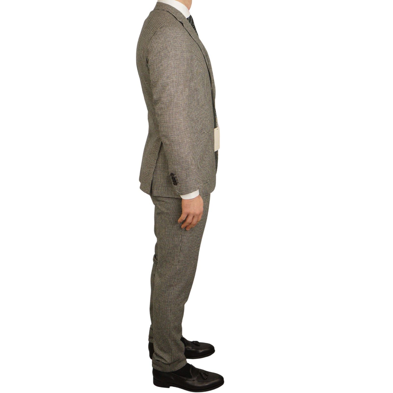 Suitsupply Men Suitsupply Suit Havana Grey Checked Wool & Cashmere US40 Size 40R - 2 Thumbnail