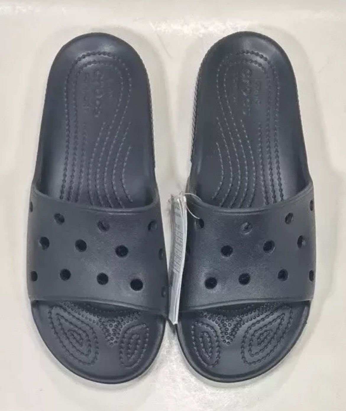 Crocs Size 6 - Men's Crocs Classic Black Slides 206121-001 Wmns 8 Size US 6 / EU 39 - 3 Thumbnail