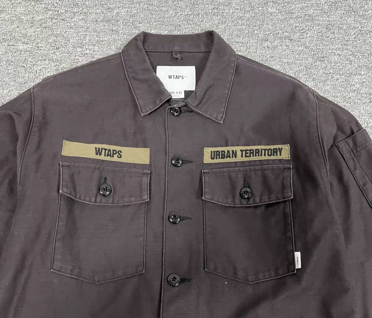 Wtaps WTAPS Double Pocket Logo Shirt Jacket J16 Size US XS / EU 42 / 0 - 5 Thumbnail