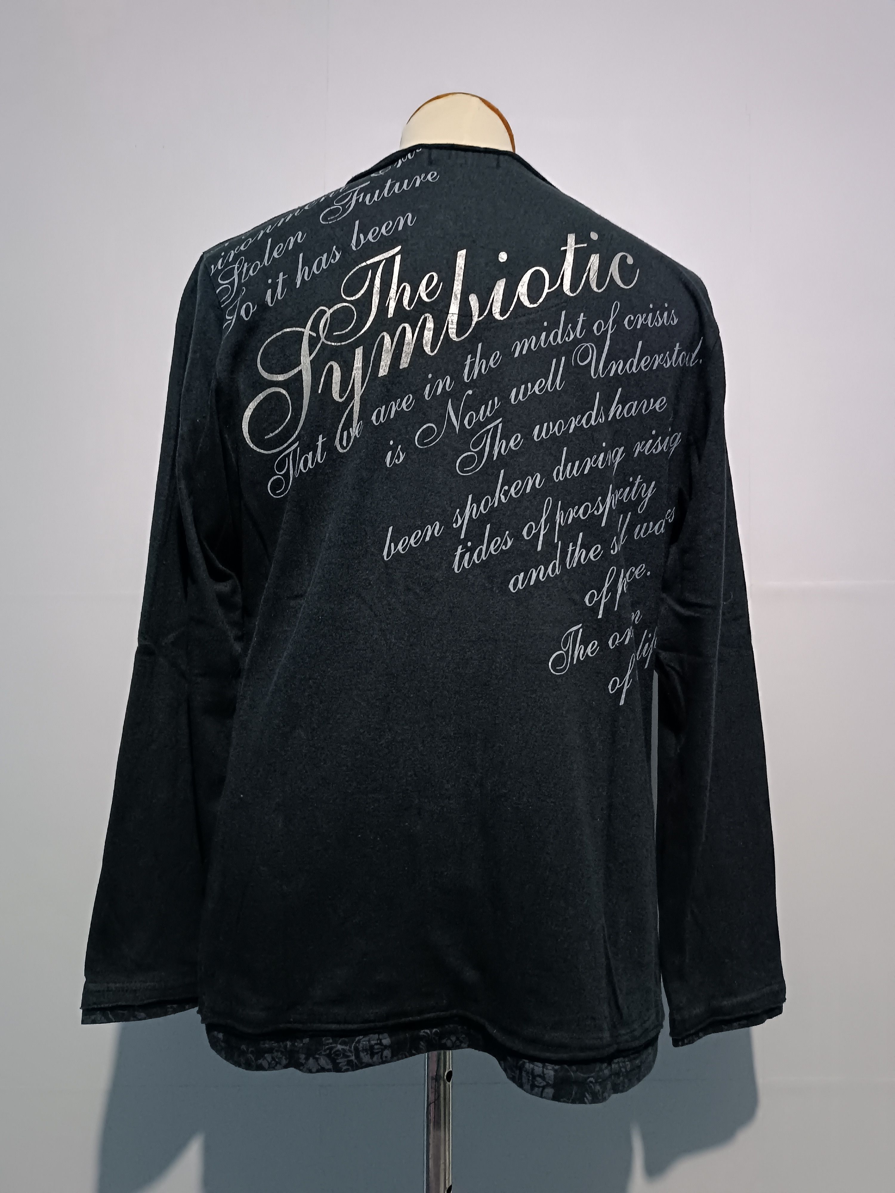 Japanese Brand Spinash Poem Seditionaries Double Layer Long Sleeve Shirt Size US M / EU 48-50 / 2 - 4 Thumbnail