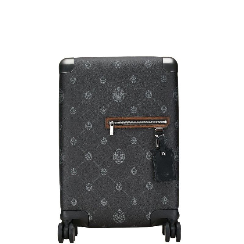 Other Other Berluti x Globe-Trotter Trunk Carry Bag Black PVC Leather Canvas Travel Bag in Very Good Condition Size ONE SIZE - 1 Thumbnail