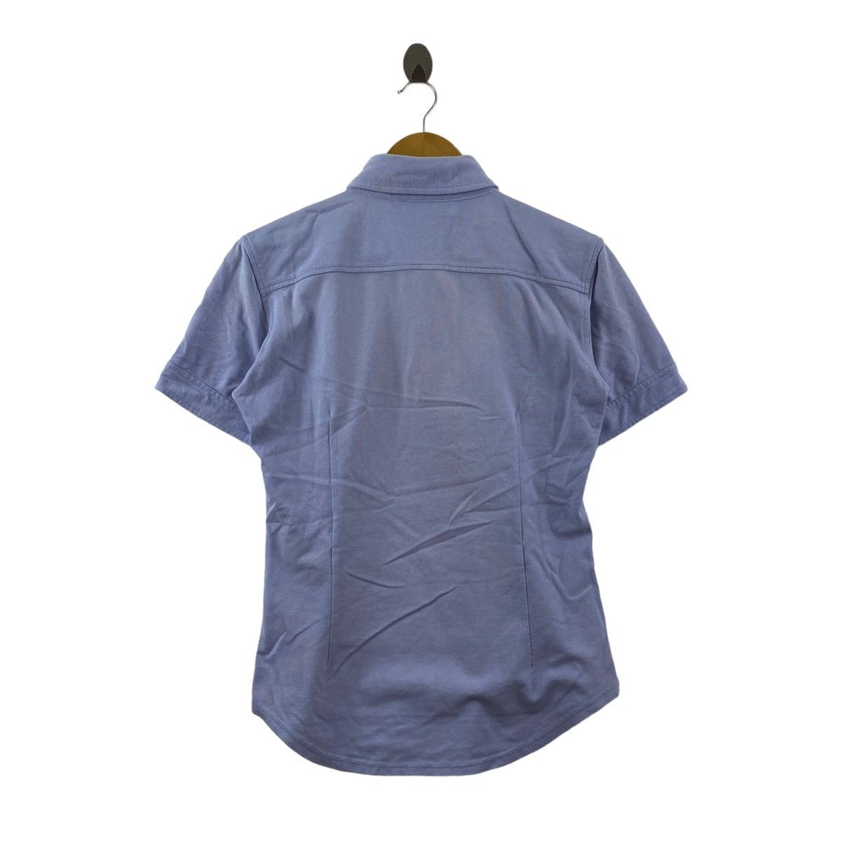 Vivienne Westwood VIVIENNE WESTWOOD MAN Small Embroidered Logo Blue Button Up Size US M / EU 48-50 / 2 - 3 Thumbnail
