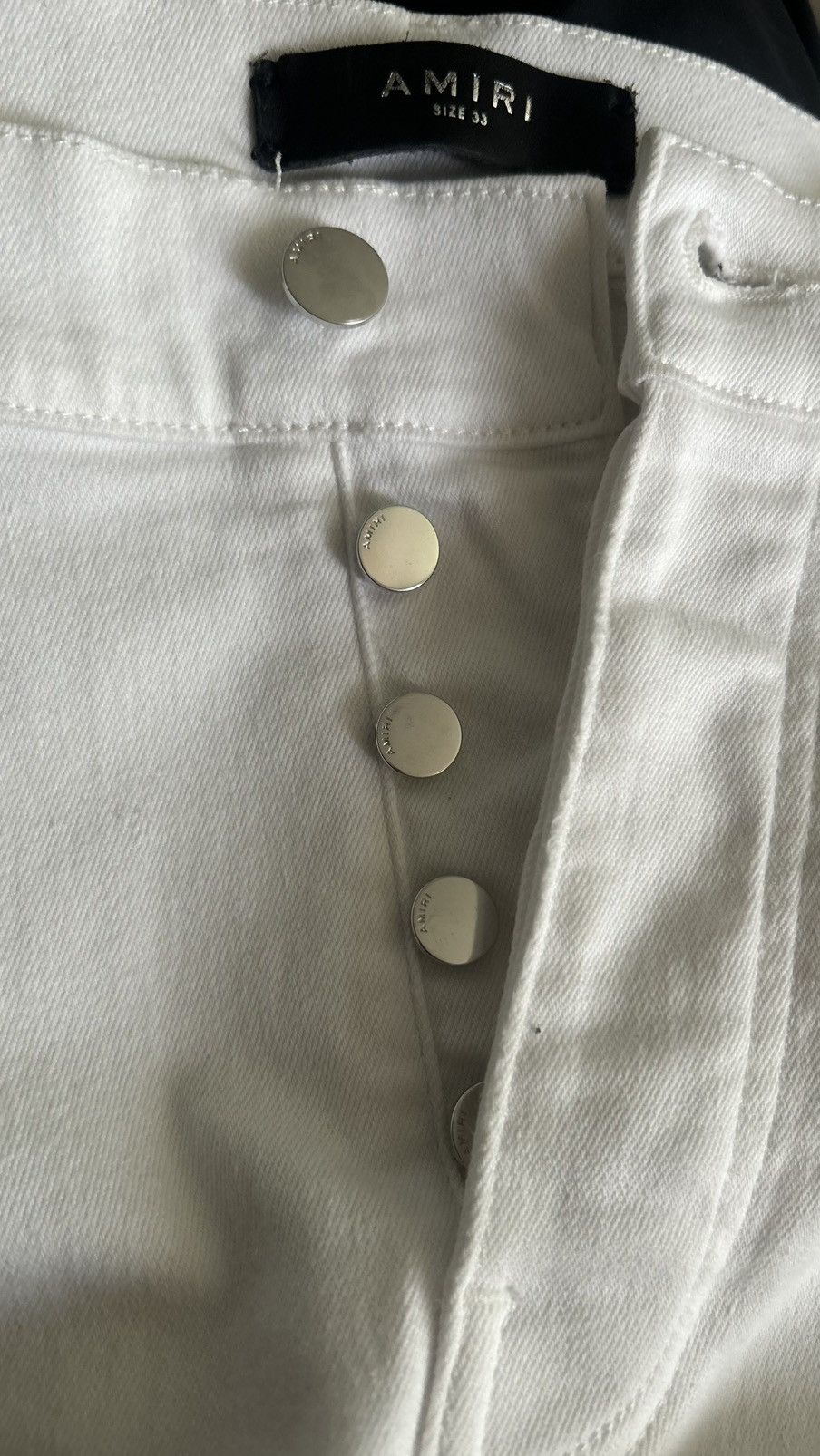 Amiri Amiri MX1 Jeans – White (Size 33) Size US 33 - 5 Thumbnail