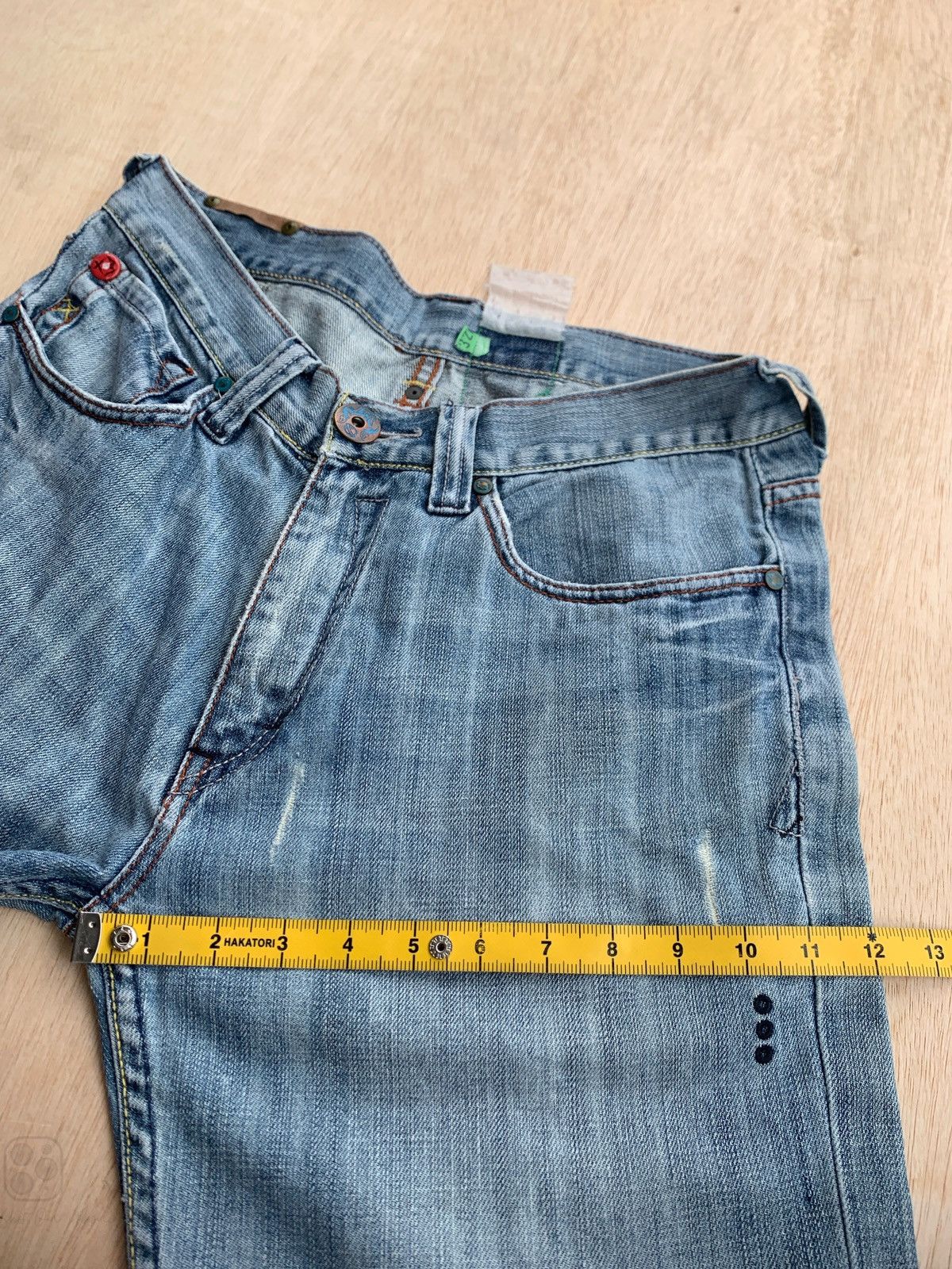 Hysteric Glamour × If Six Was Nine × Japanese Brand Distressed Denim Lost Ifsixwasnine style Jeans Size US 32 / EU 48 - 12 Thumbnail