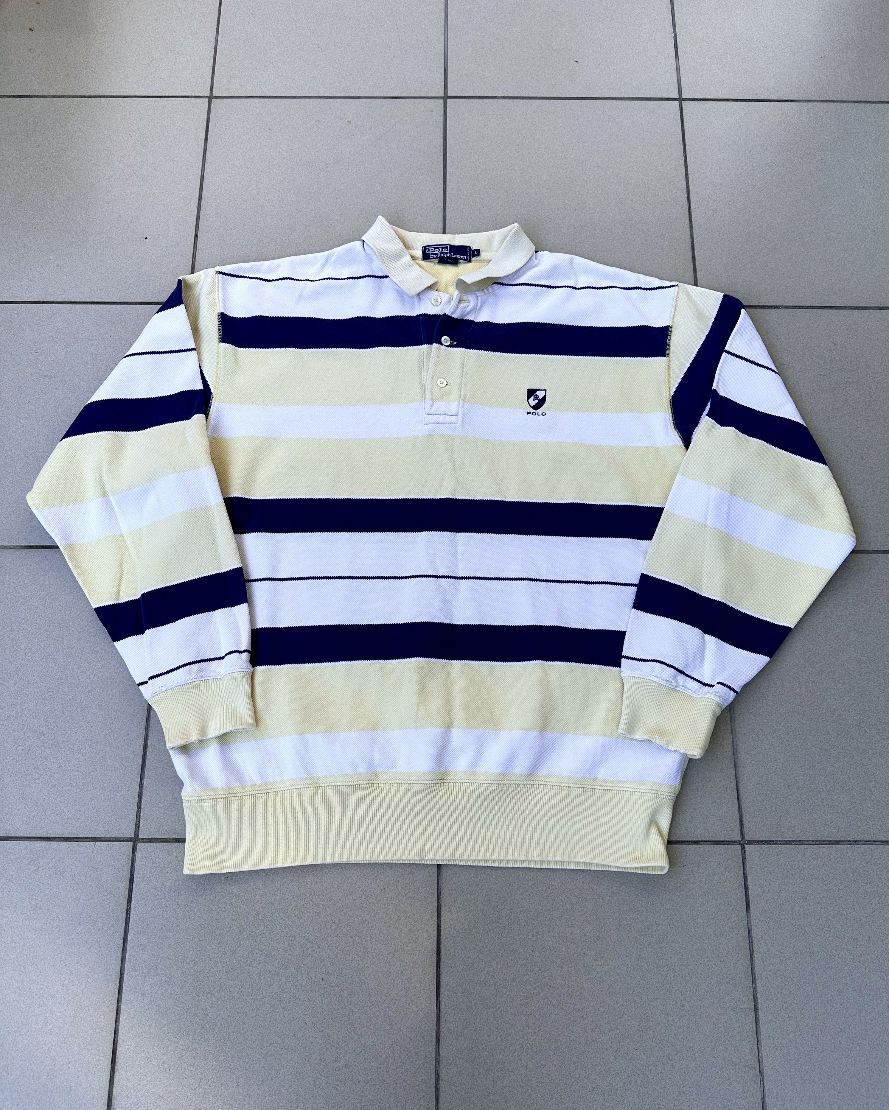 Ralph Lauren × Vintage Vintage Ralph Lauren rugby sweatshirt polo usa Size US L / EU 52-54 / 3 - 1 Thumbnail