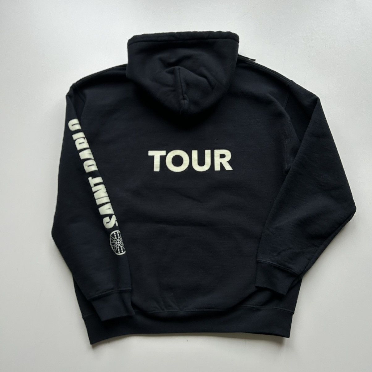 Kanye West × Rap Tees × Vintage Kanye West Saint Pablo Tour Graphic Hoodie Black Medium Rare Size US M / EU 48-50 / 2 - 3 Thumbnail