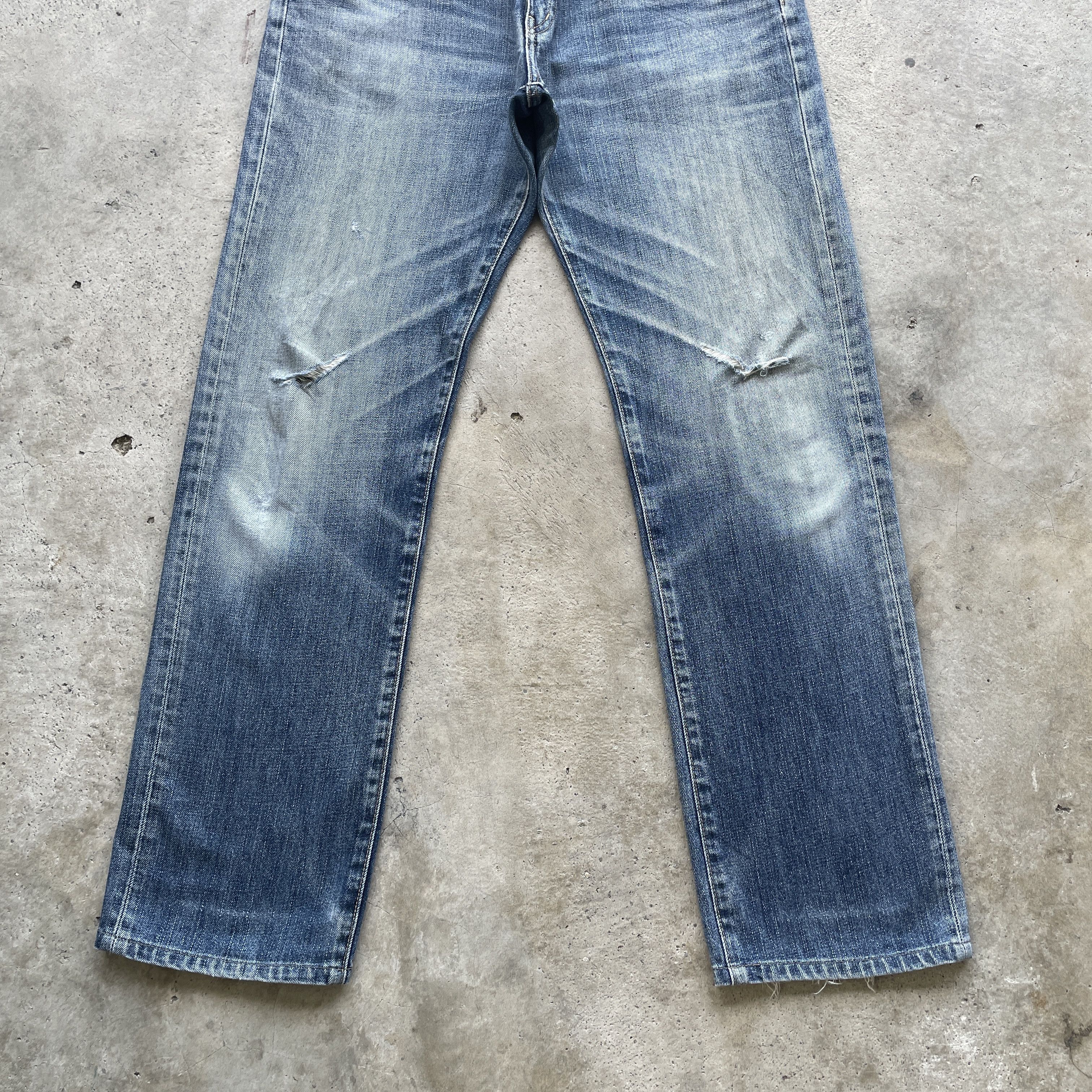 Japanese Brand VINTAGE JAPANESE JEANS FADED DISTRESSED PANTS DENIM W32 Size US 32 / EU 48 - 4 Thumbnail