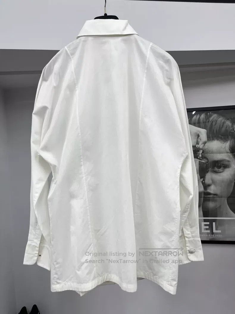 Chanel Chanel White stitched hollow shirt Size XXS / US 00 / IT 34 - 3 Thumbnail