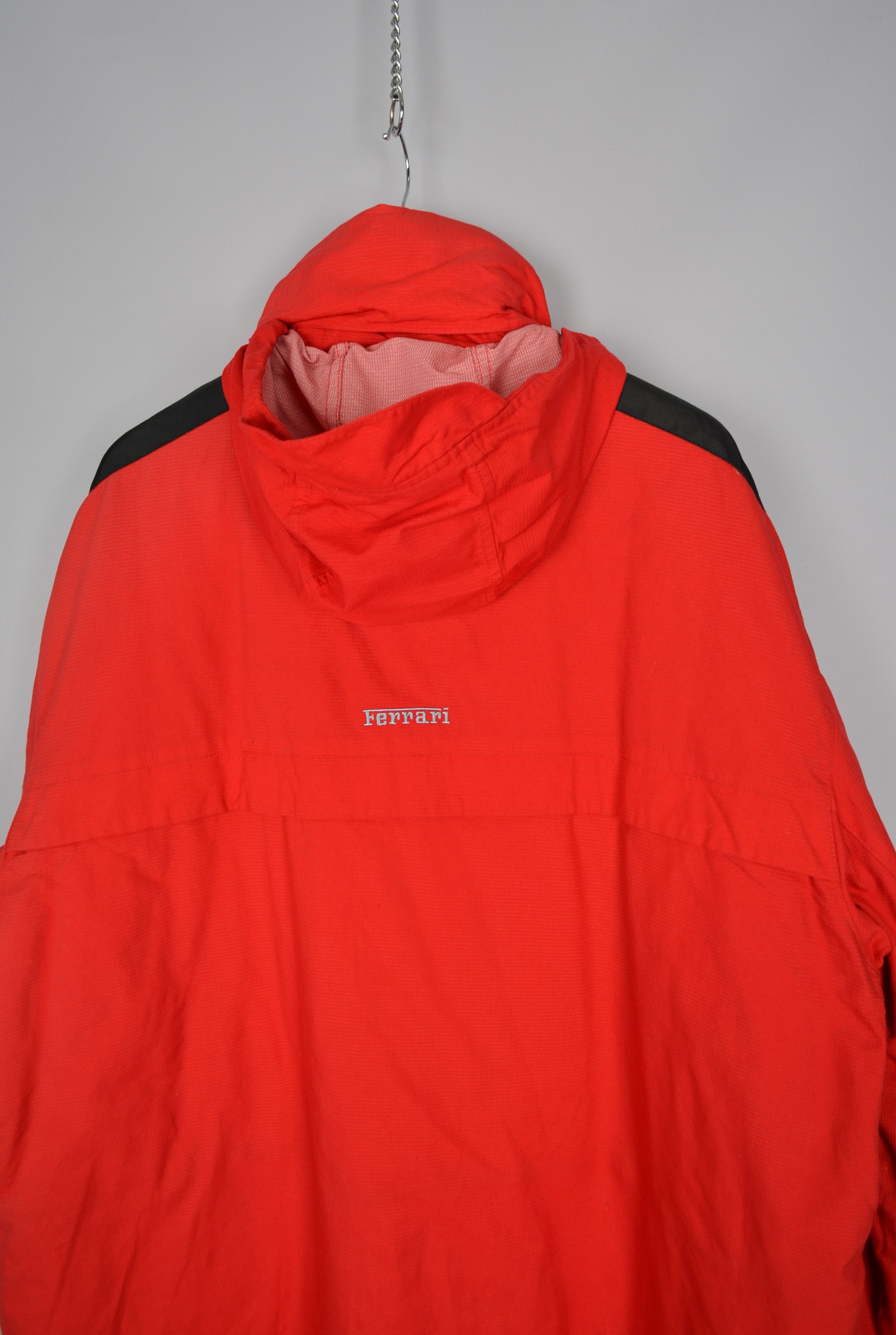Ferrari Vintage Ferrari Racing Hooded Full Zip Red Logo Jacket XXL Size US XXL / EU 58 / 5 - 7 Thumbnail