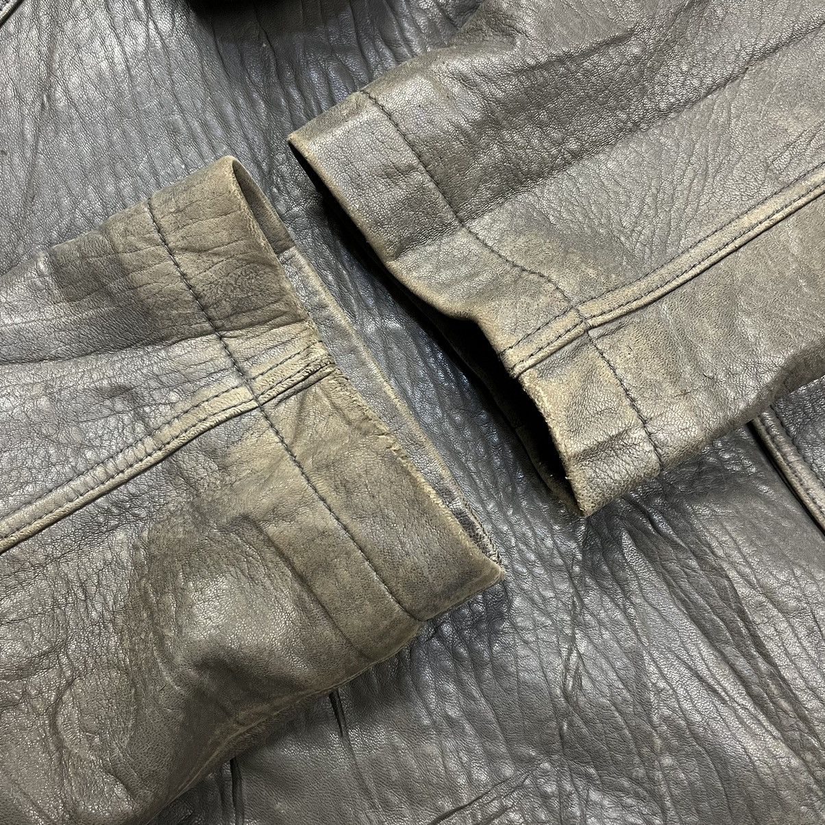 Vintage × Yves Saint Laurent Vintage 90s Yves Saint Laurent leather jacket Size US XL / EU 56 / 4 - 17 Thumbnail