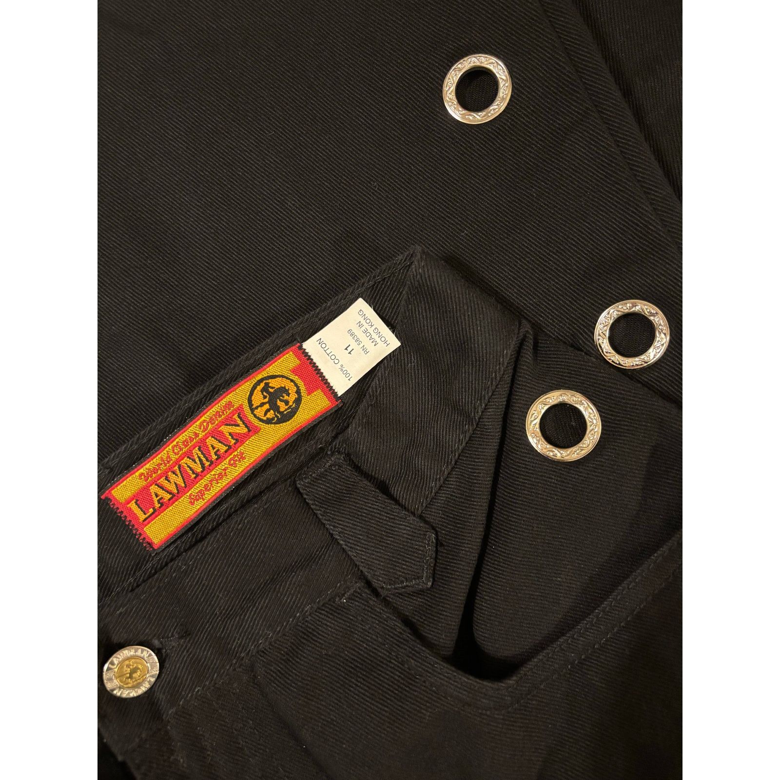The Unbranded Brand Vintage Lawman Western Jeans Size 11 Size 28" / US 6 / IT 42 - 13 Thumbnail
