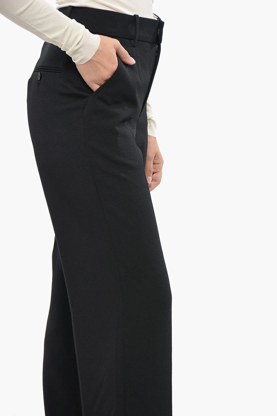 Isabel Marant og1mm0326 Straight Pant in Black Size 28" / US 6 / IT 42 - 2 Thumbnail